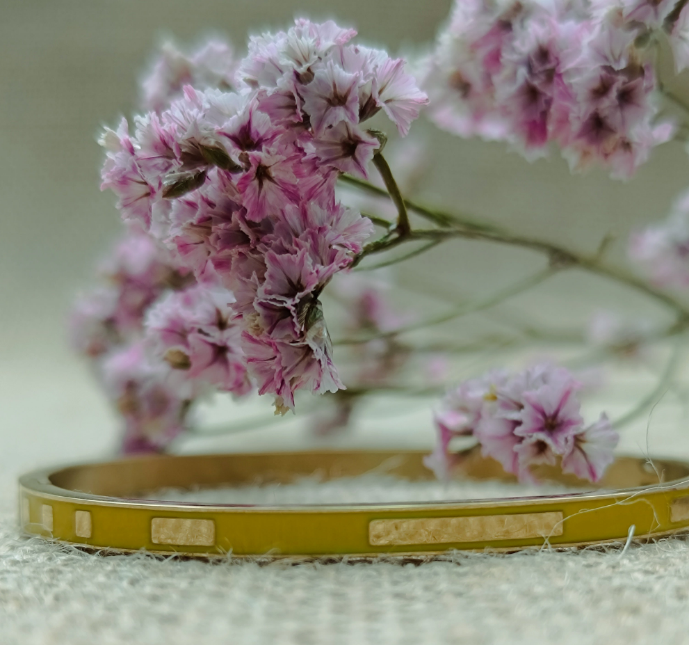 Bracelet Jonc jaune
