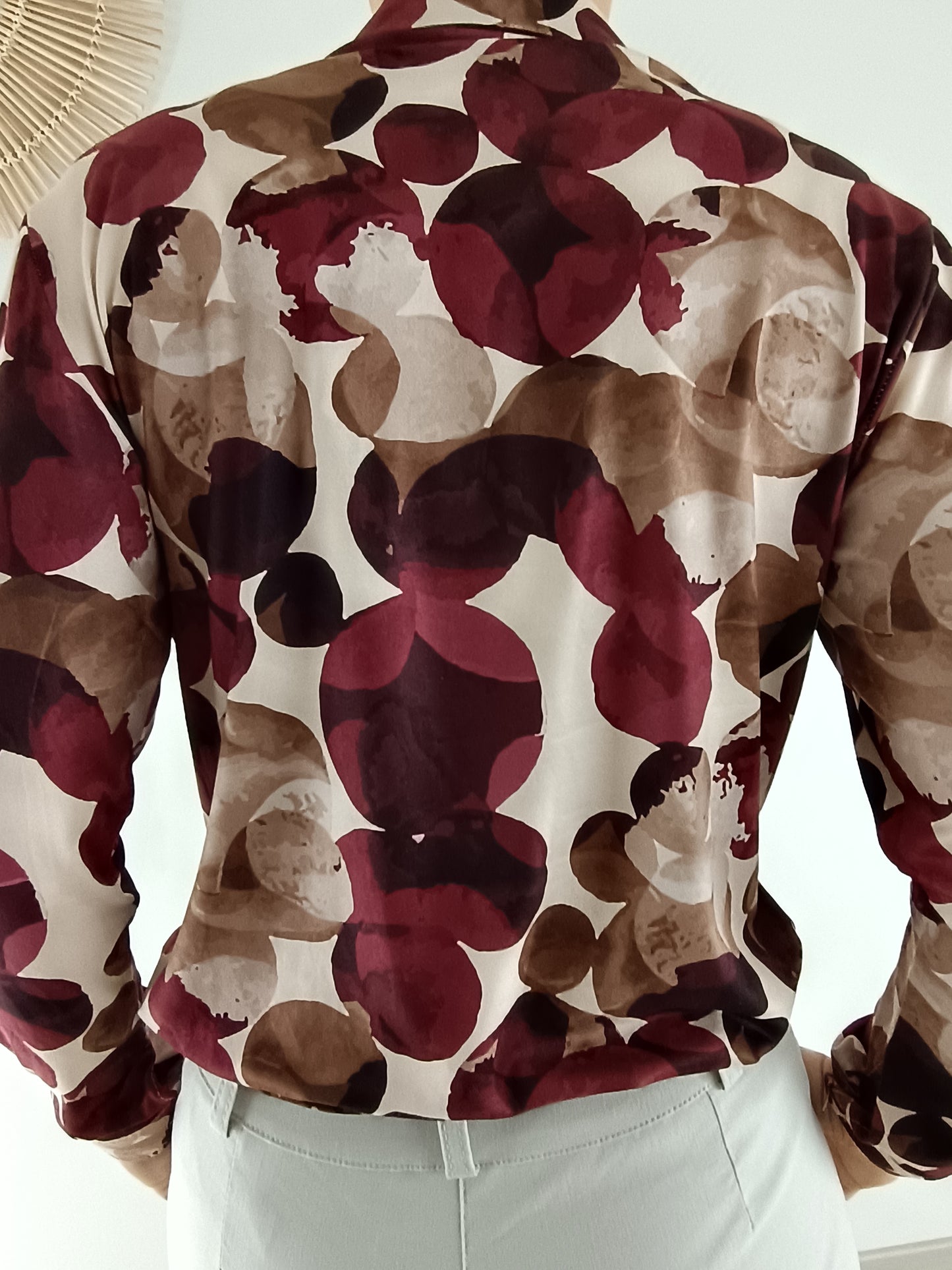 Chemisier Maëwenn bordeaux