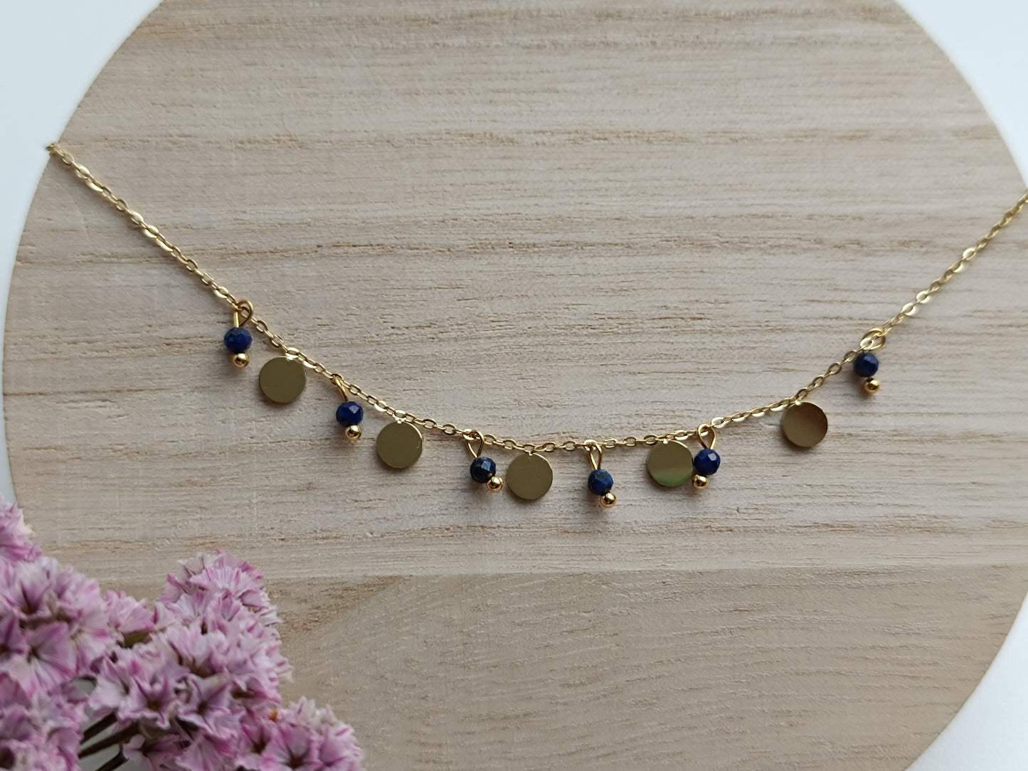 Collier Eloïse bleu