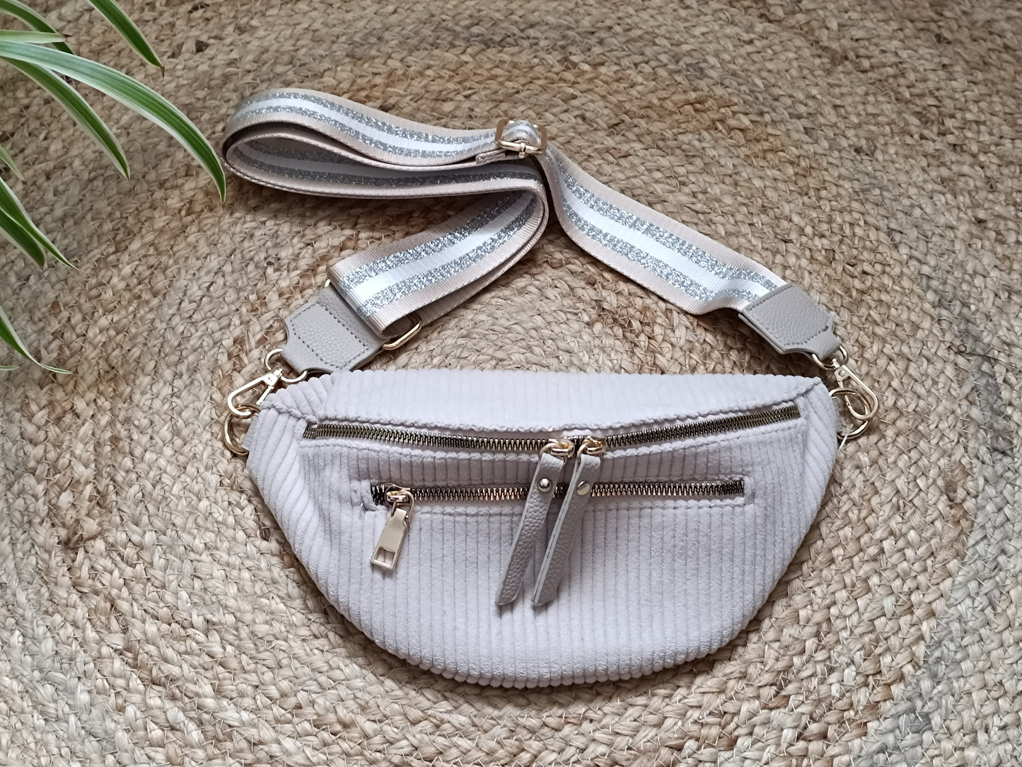 Sac banane velours