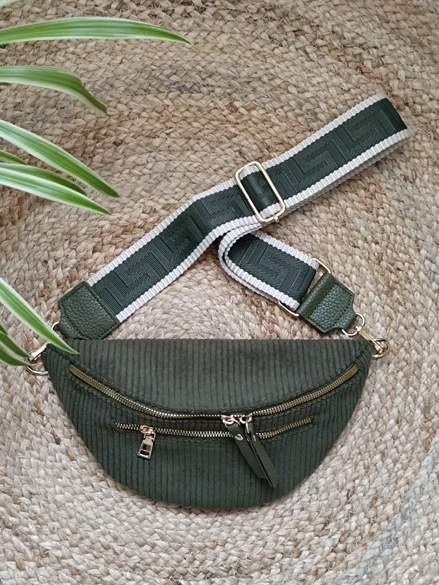 Sac banane velours