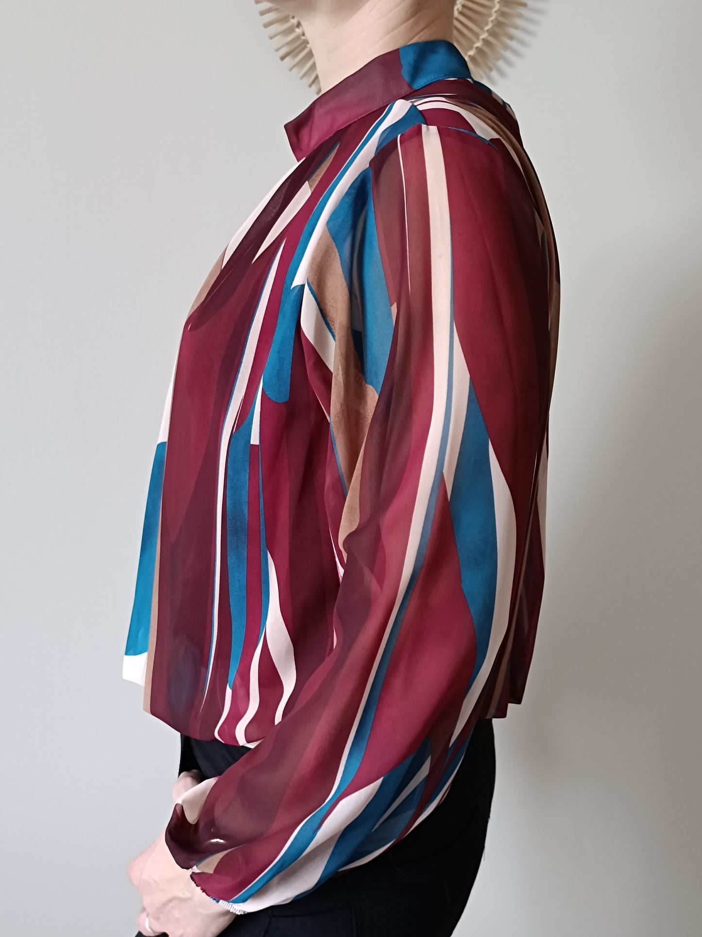Blouse Ambre Bordeaux