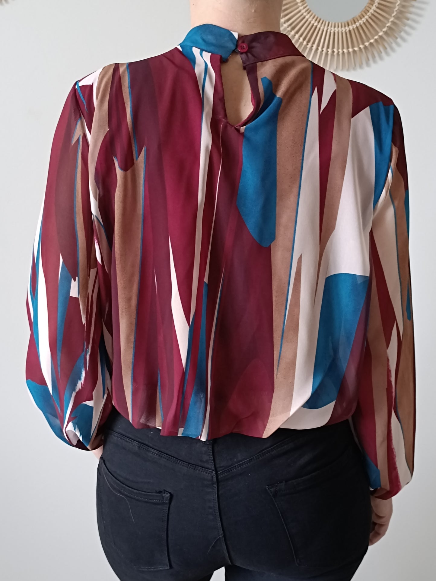 Blouse Ambre Bordeaux