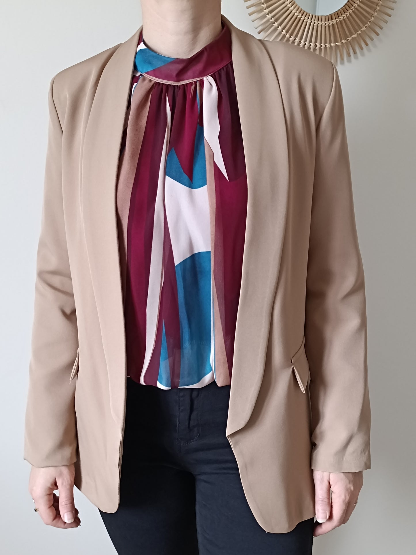 Blouse Ambre Bordeaux