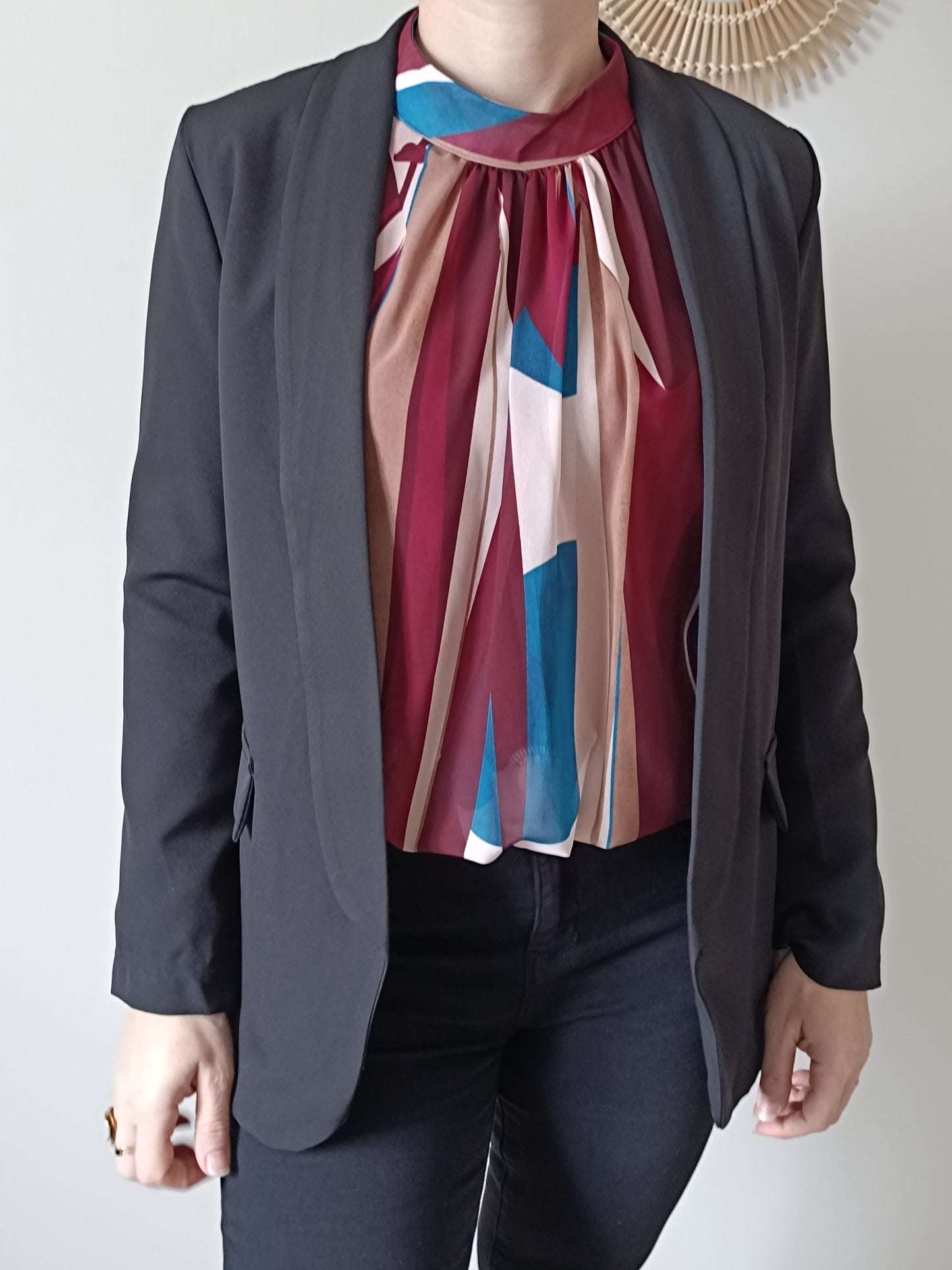 Blouse Ambre Bordeaux