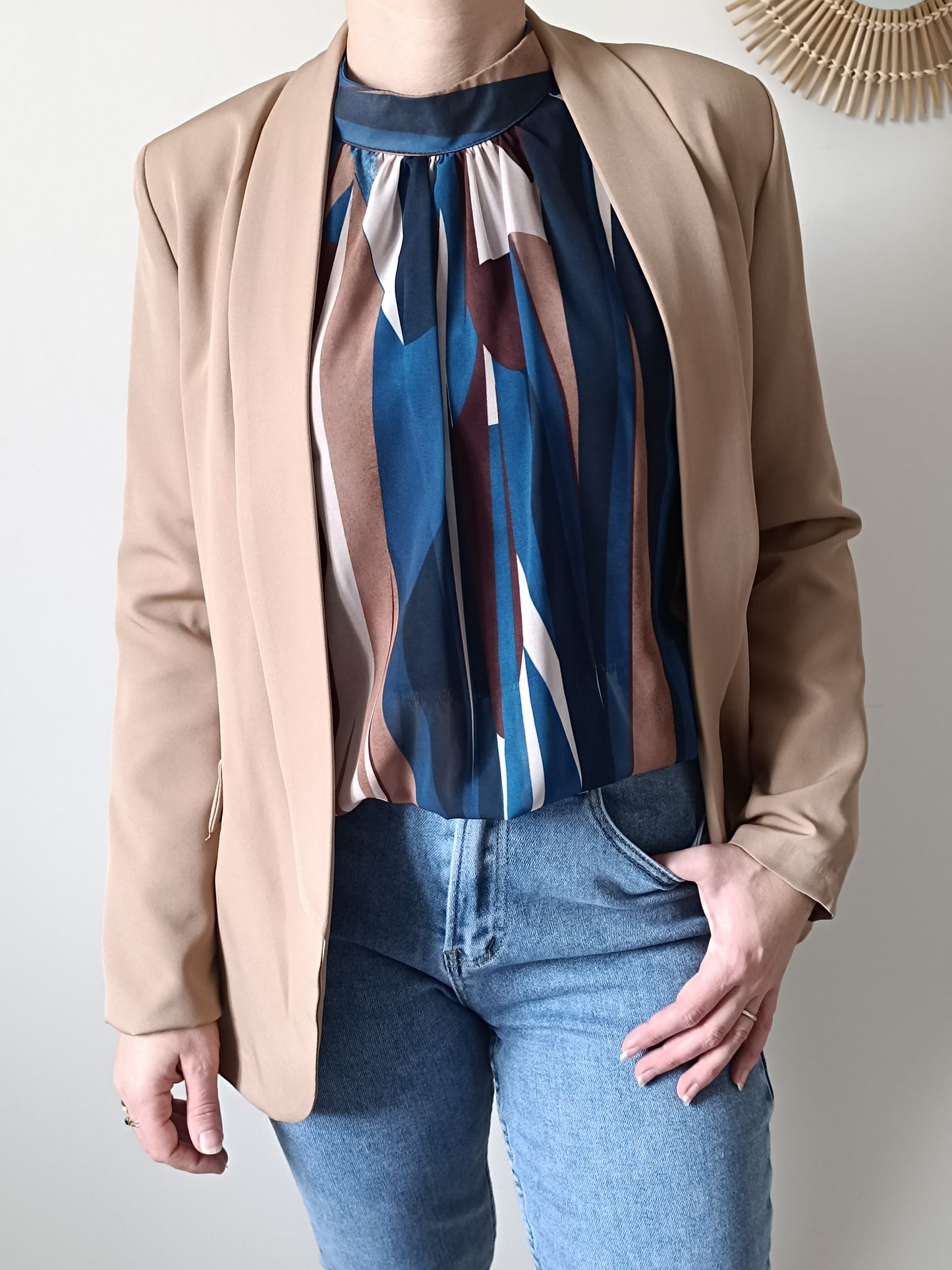 Blouse Ambre Bleue