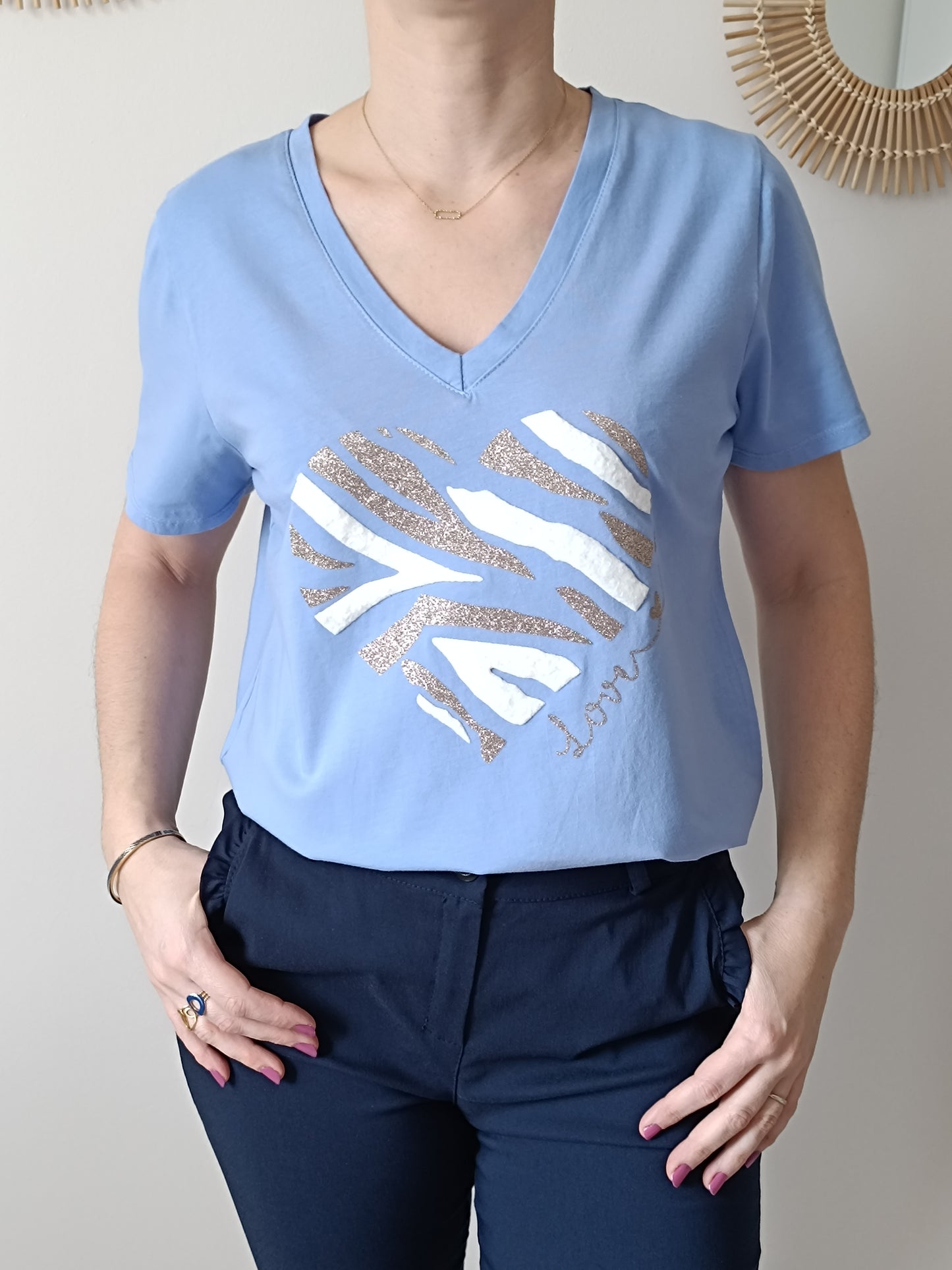 Tee-shirt Gabin bleu