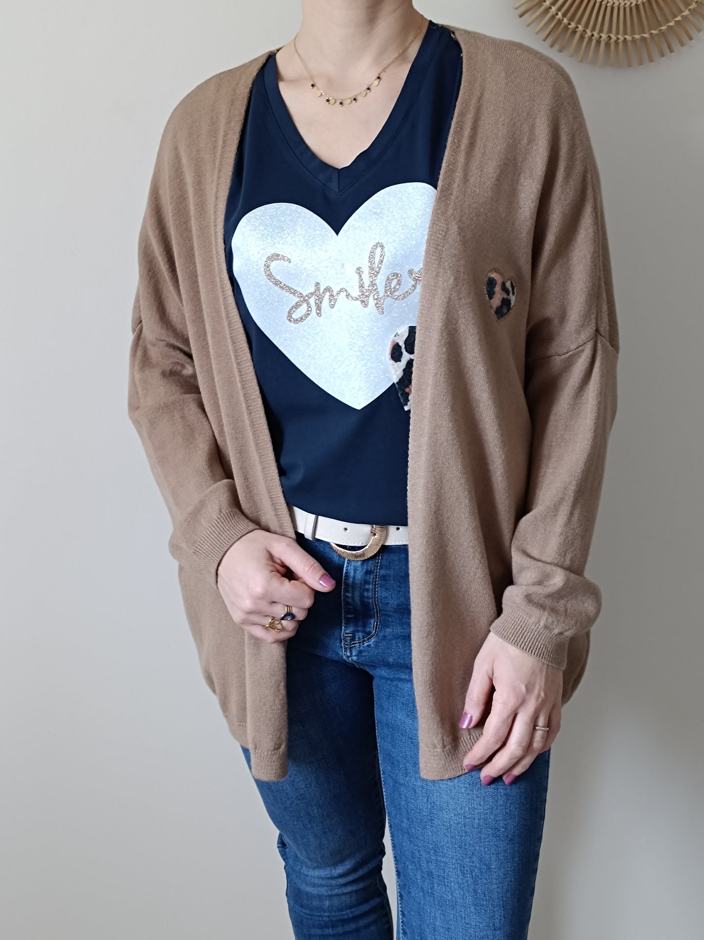 Gilet Célian camel