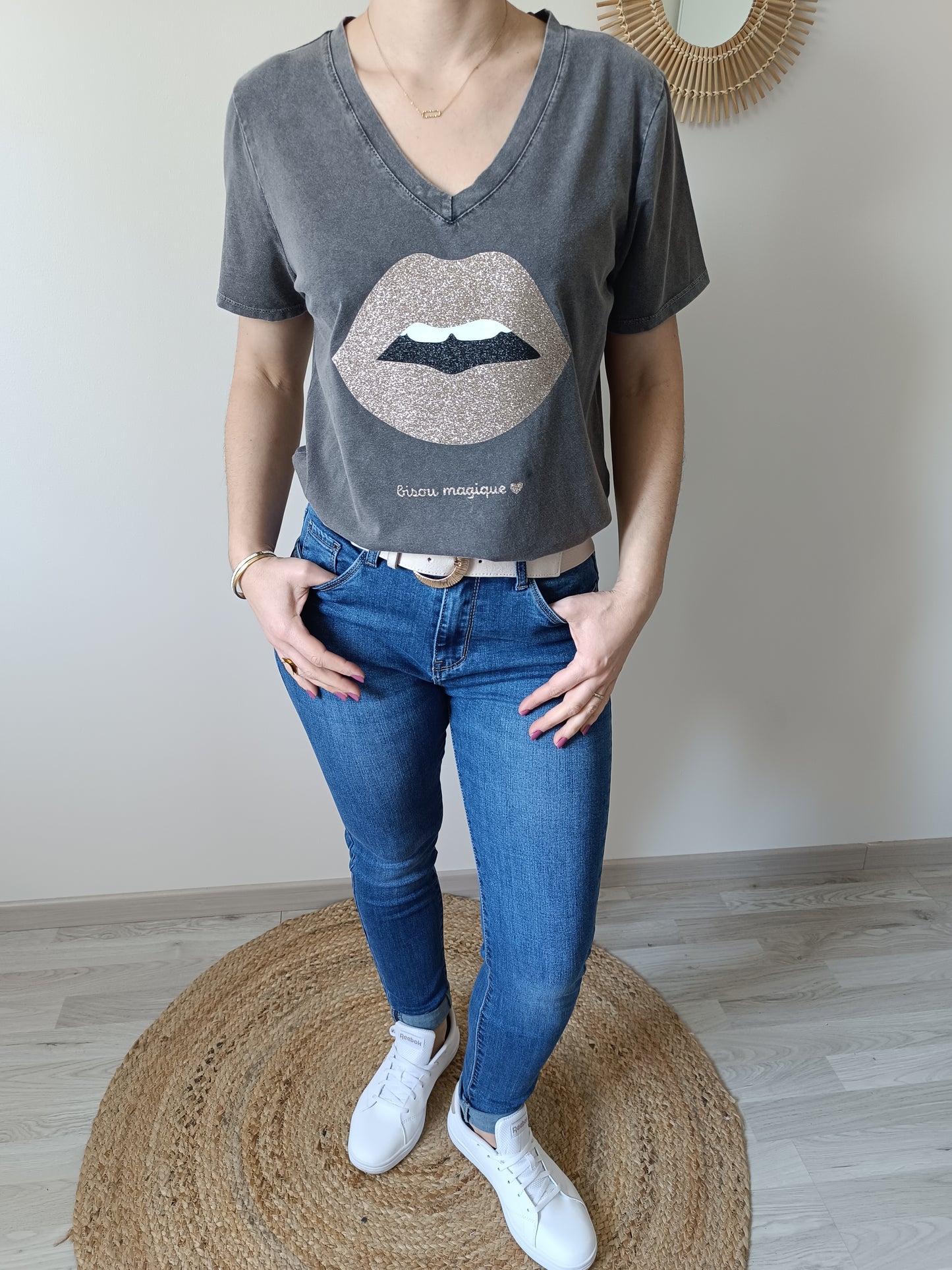 Tee-shirt Tiago gris