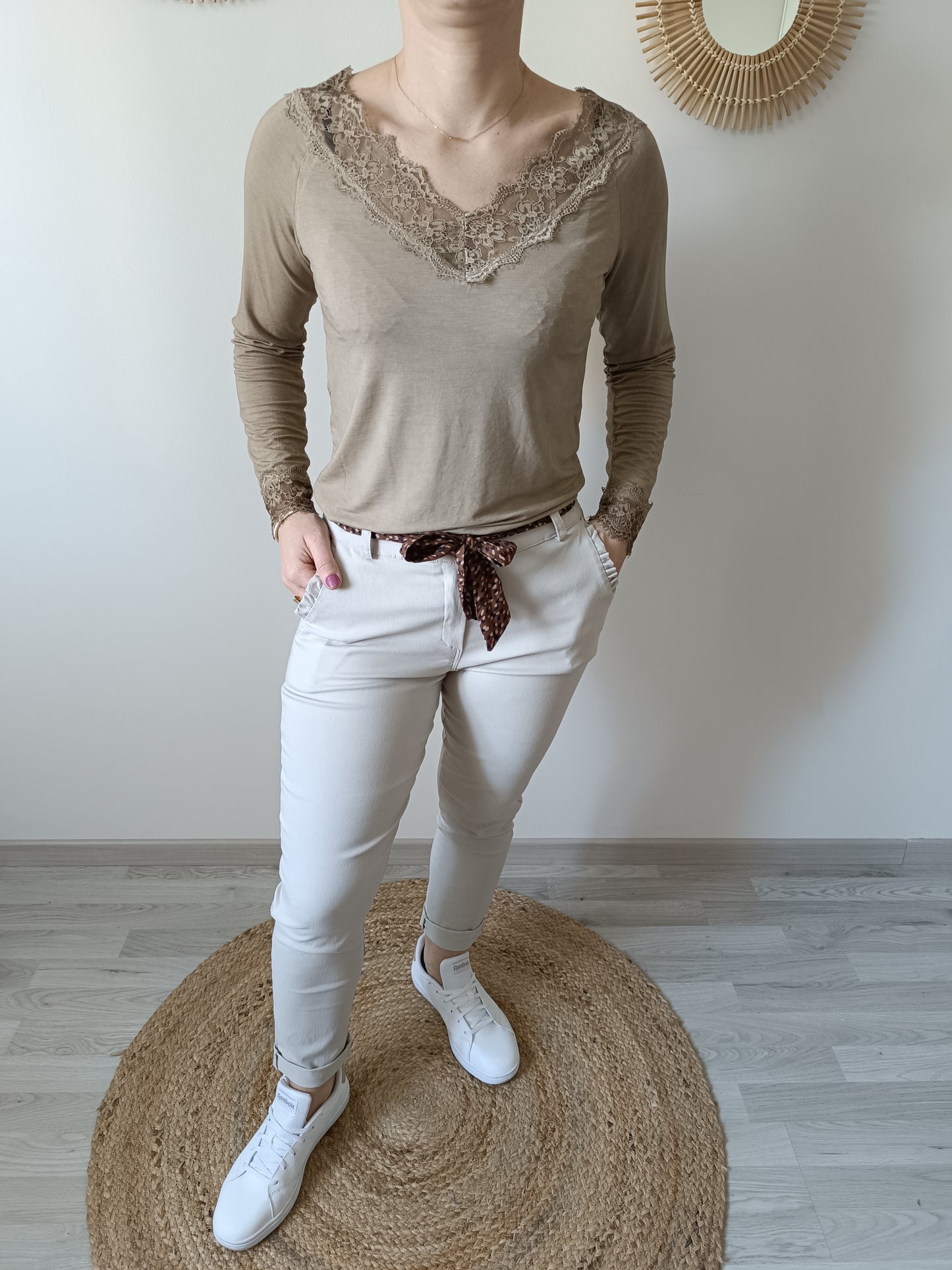 Tee-shirt Côme camel