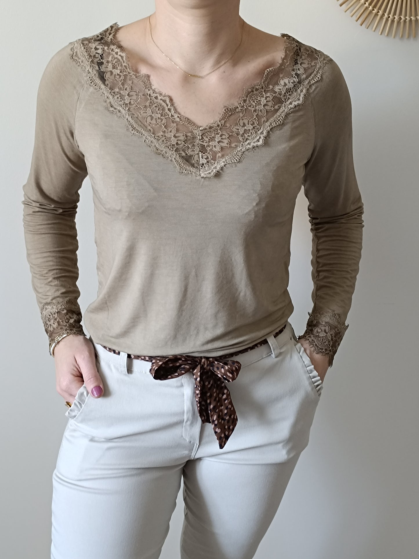 Tee-shirt Côme camel