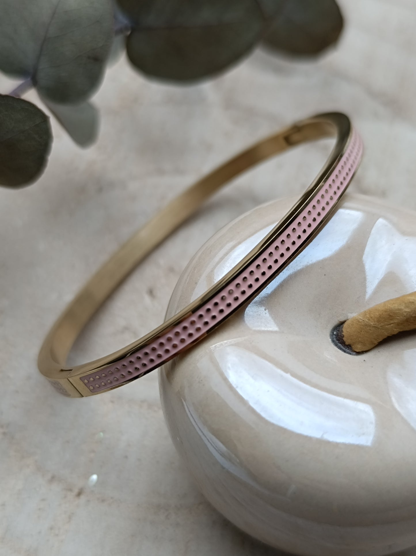 Bracelet Jonc rose
