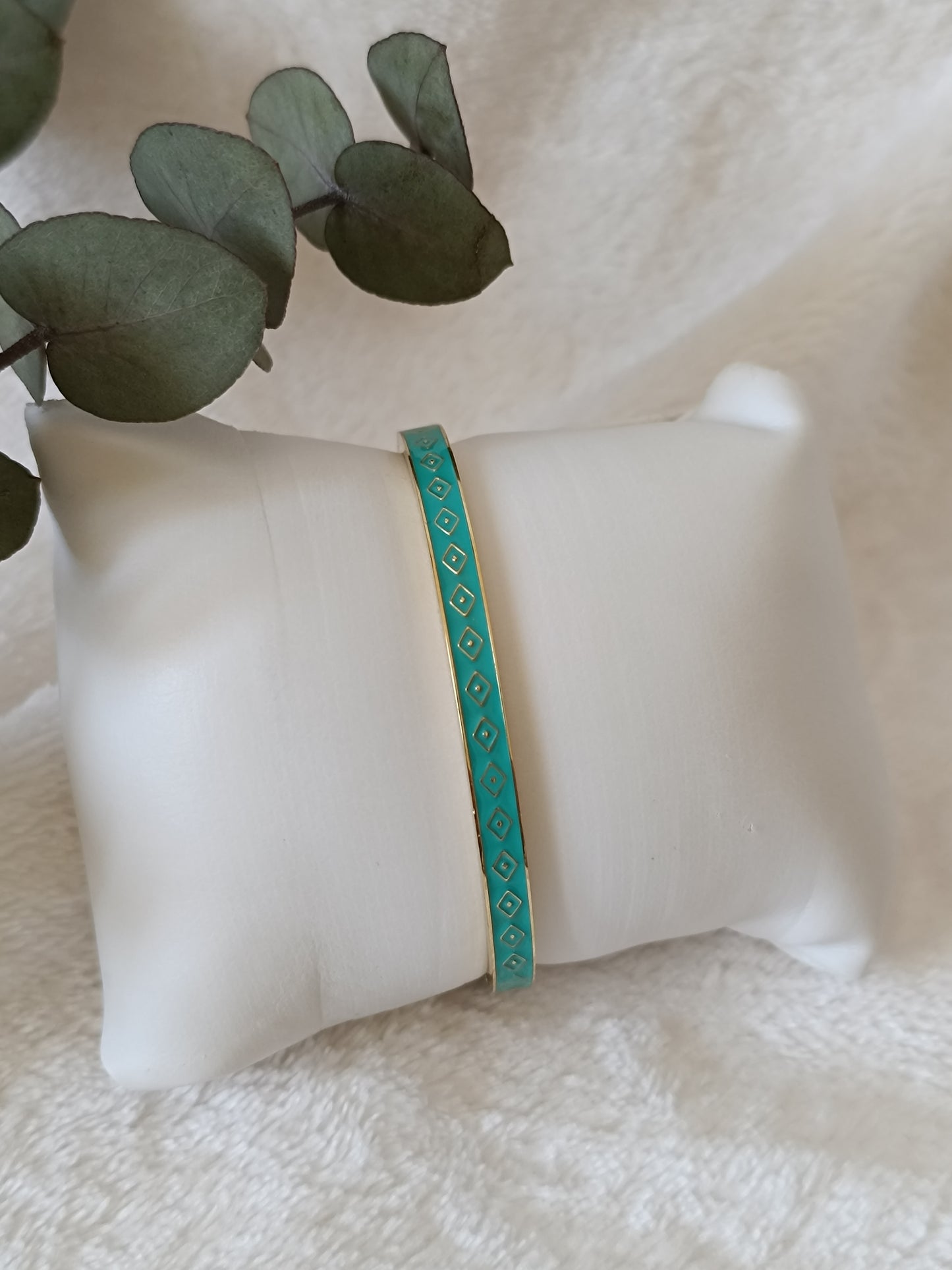 Bracelet Jonc turquoise