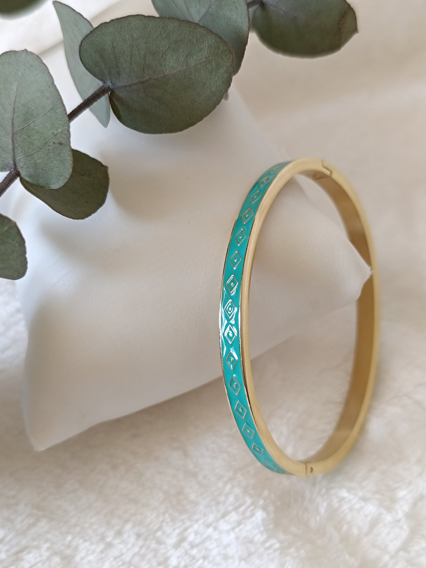 Bracelet Jonc turquoise