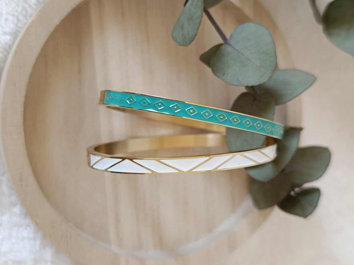 Bracelet Jonc turquoise