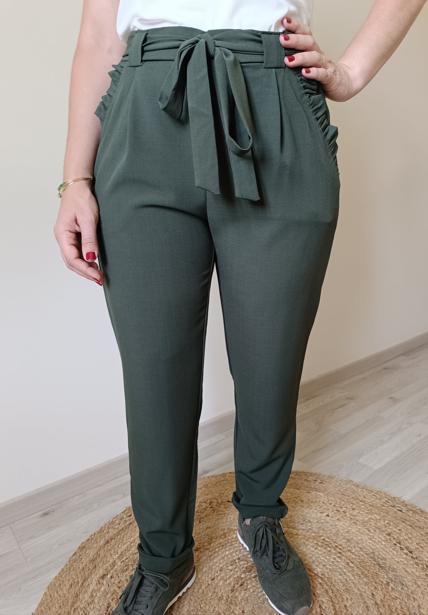 Pantalon Julia kaki