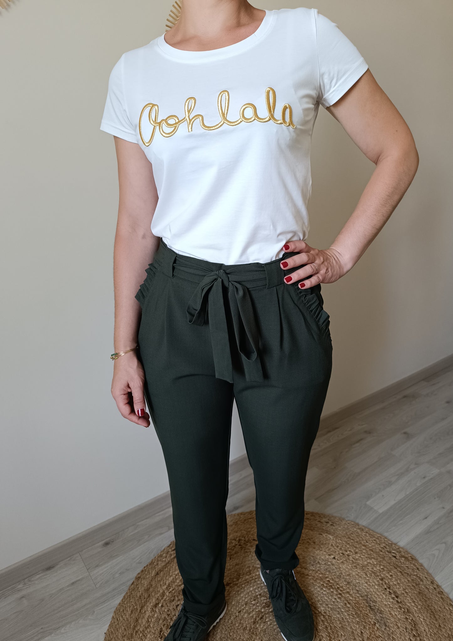 Pantalon Julia kaki
