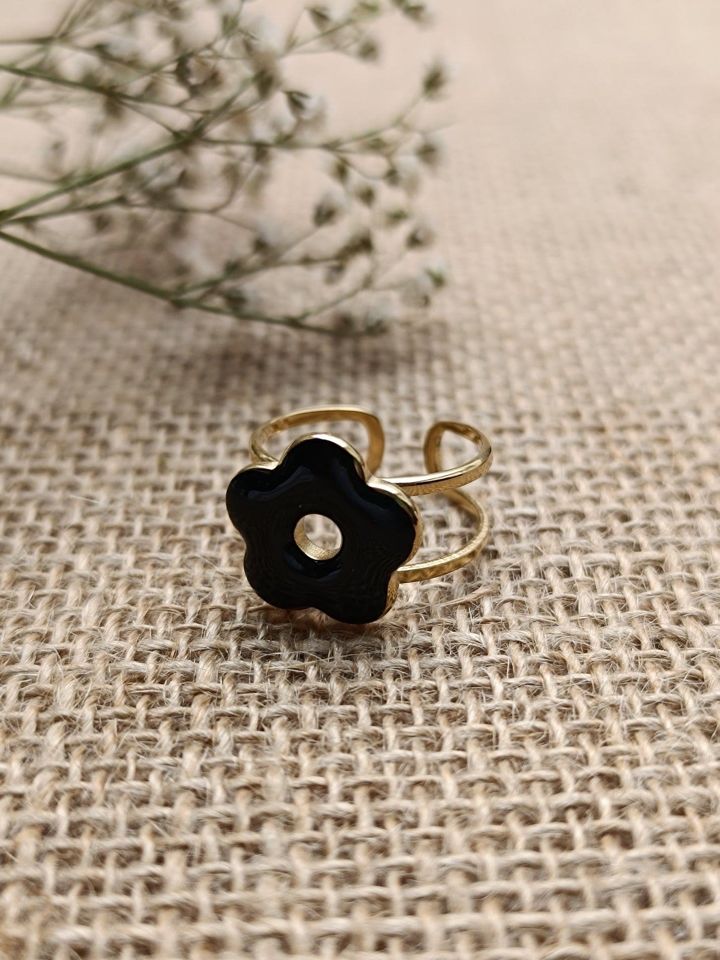Bague Hermione noire