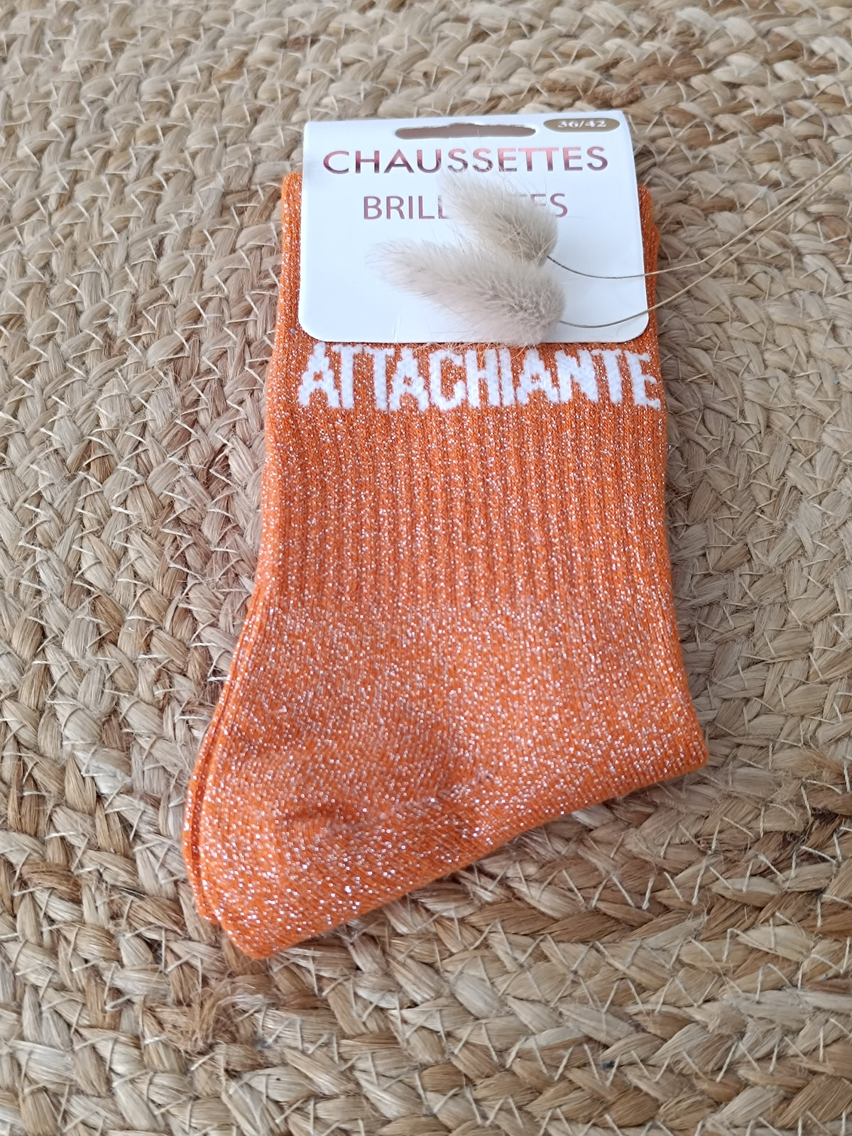Chaussettes à paillettes - Attachiante