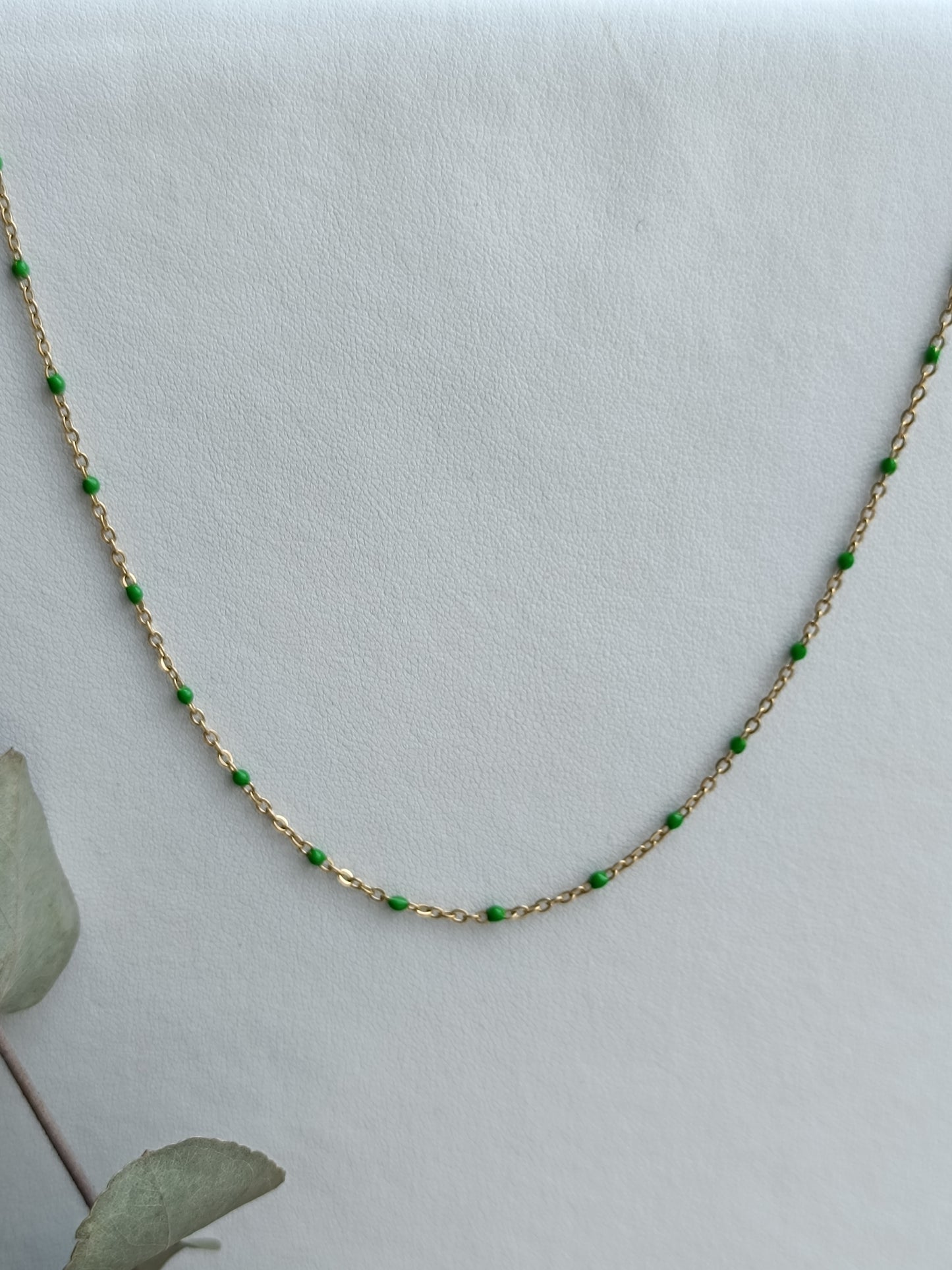 Collier Yuna vert