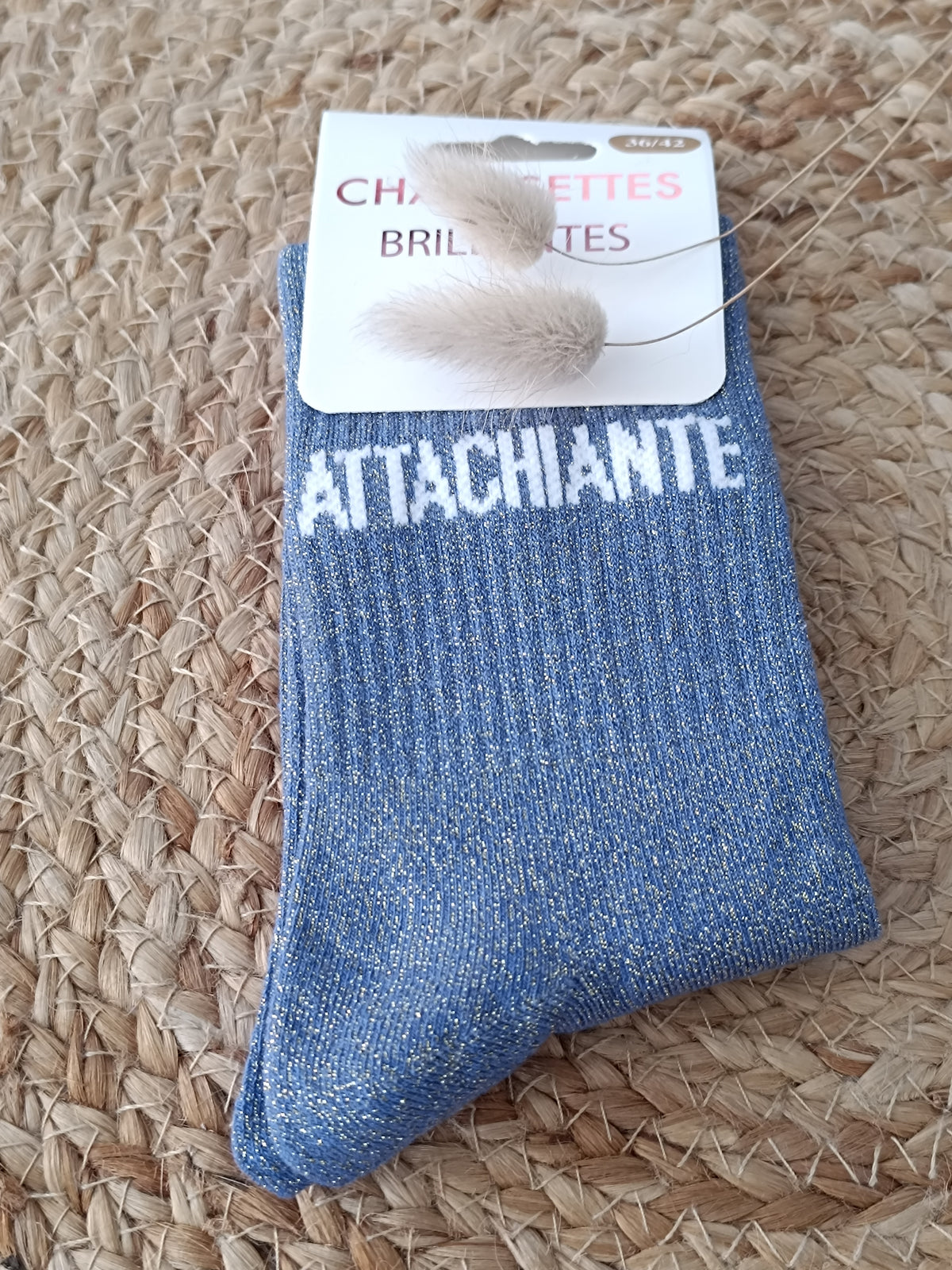 Chaussettes à paillettes - Attachiante