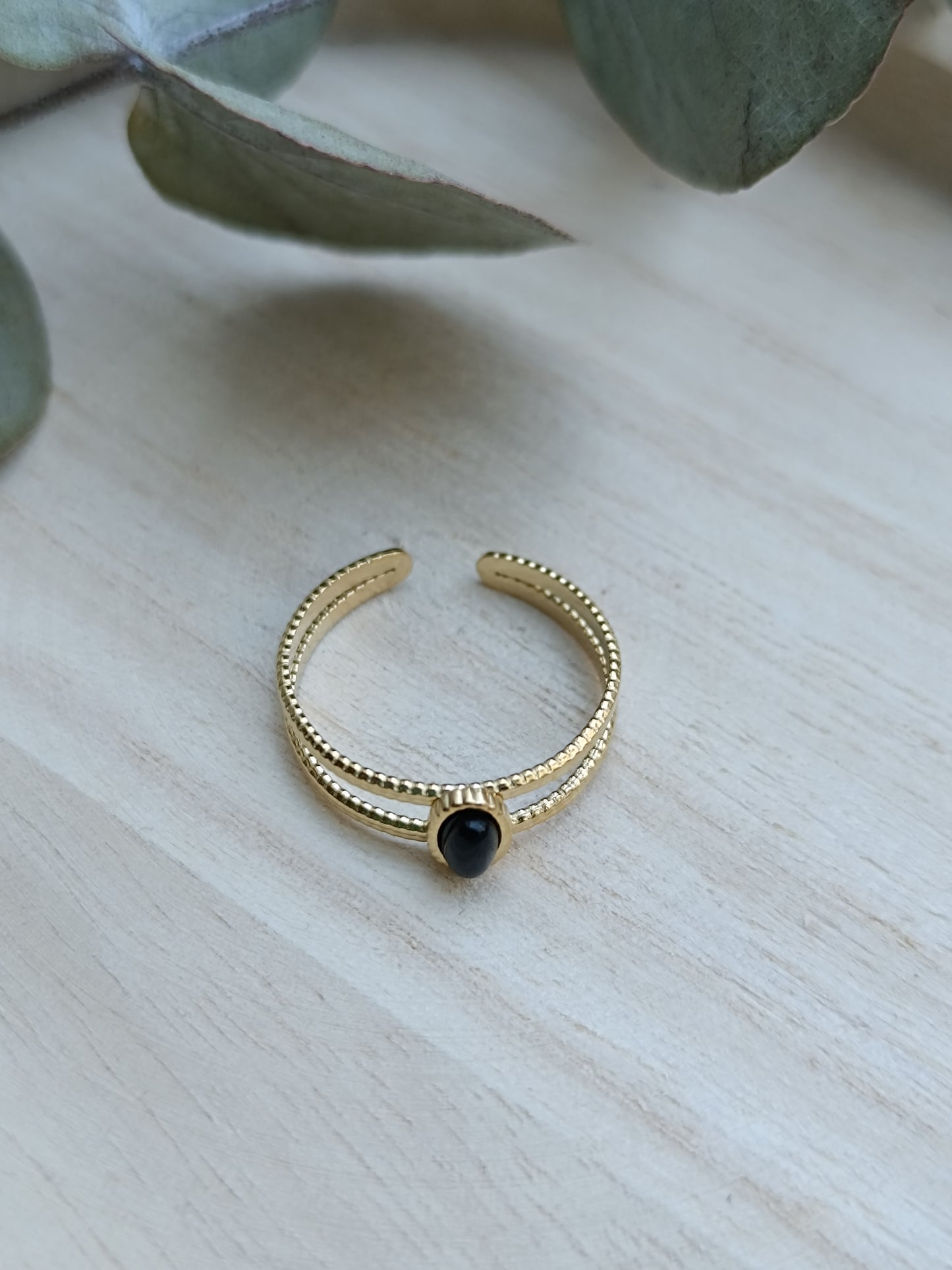 Bague Lilou noire