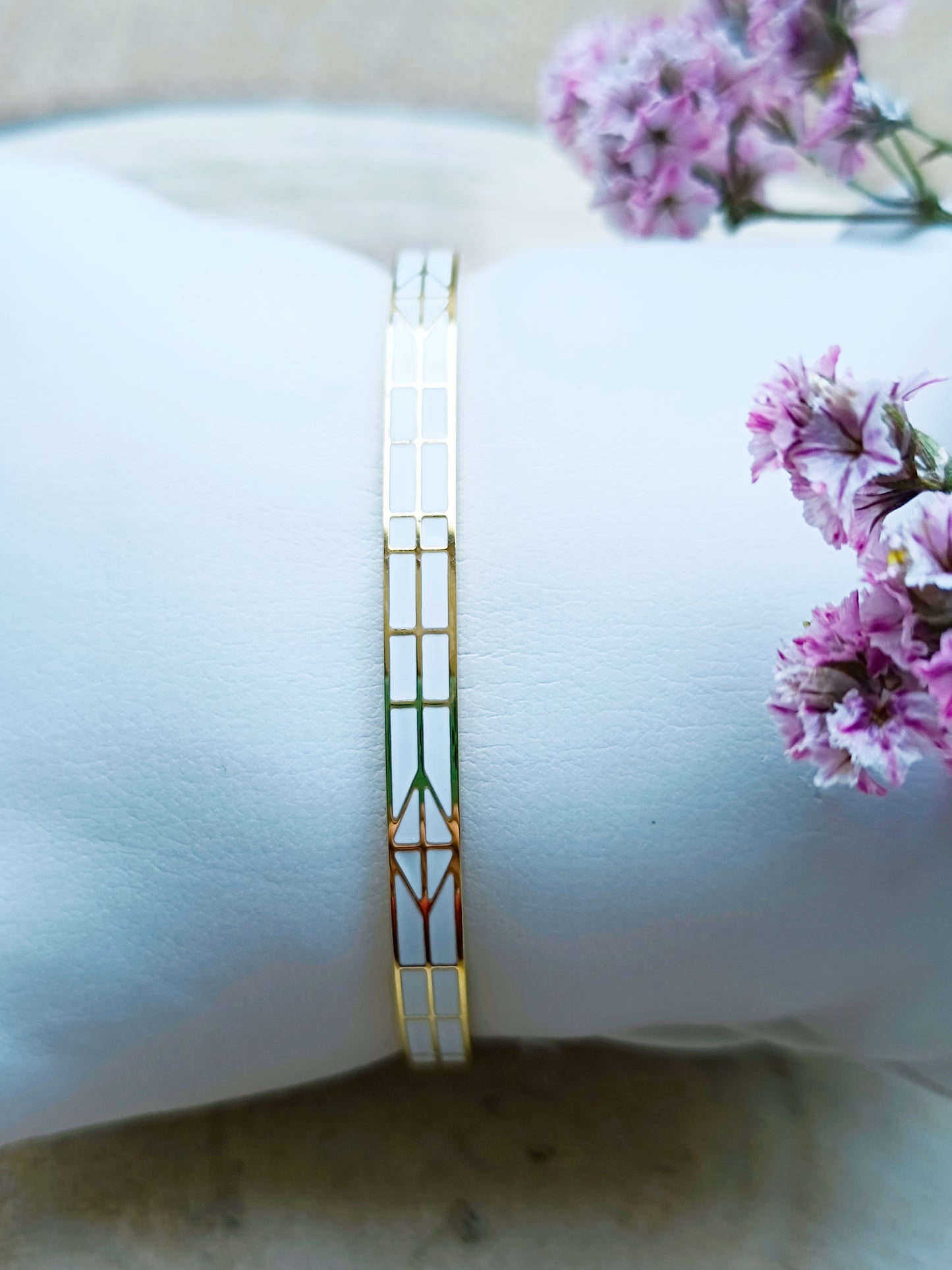 Bracelet Jonc blanc