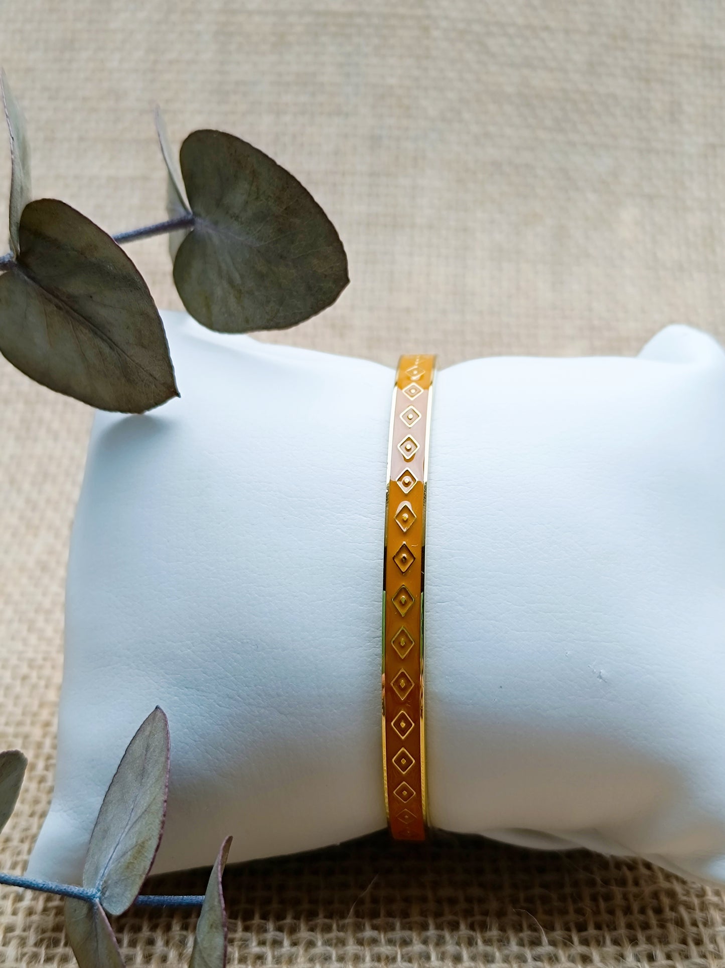 Bracelet Jonc camel