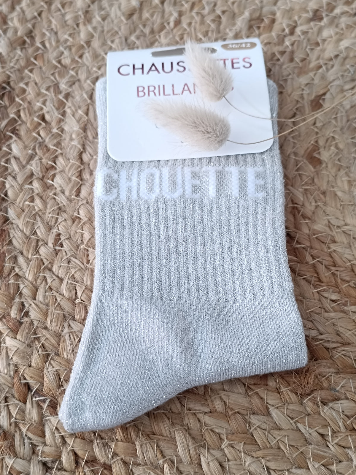 Chaussettes à paillettes - Chouette
