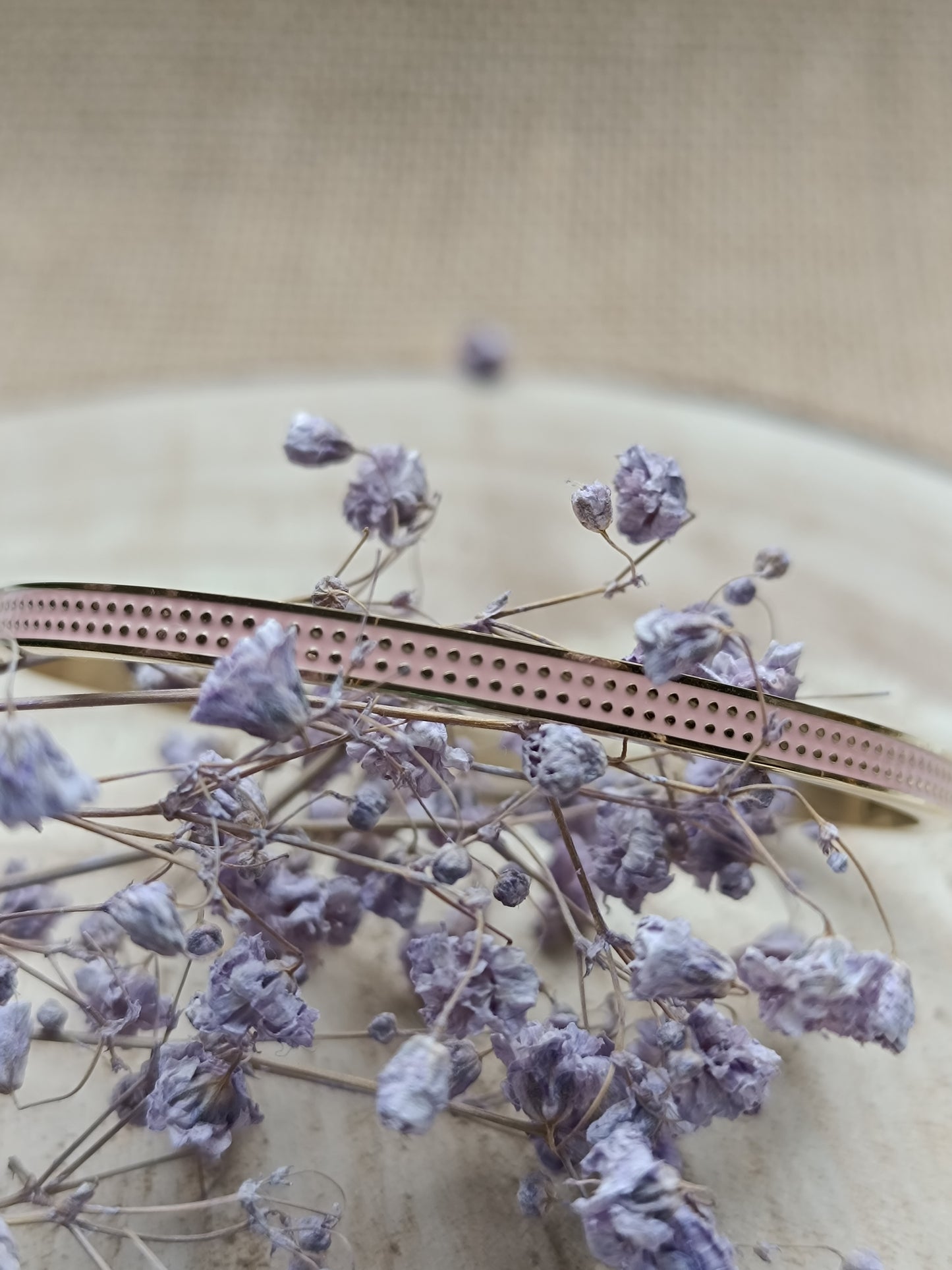 Bracelet Jonc rose