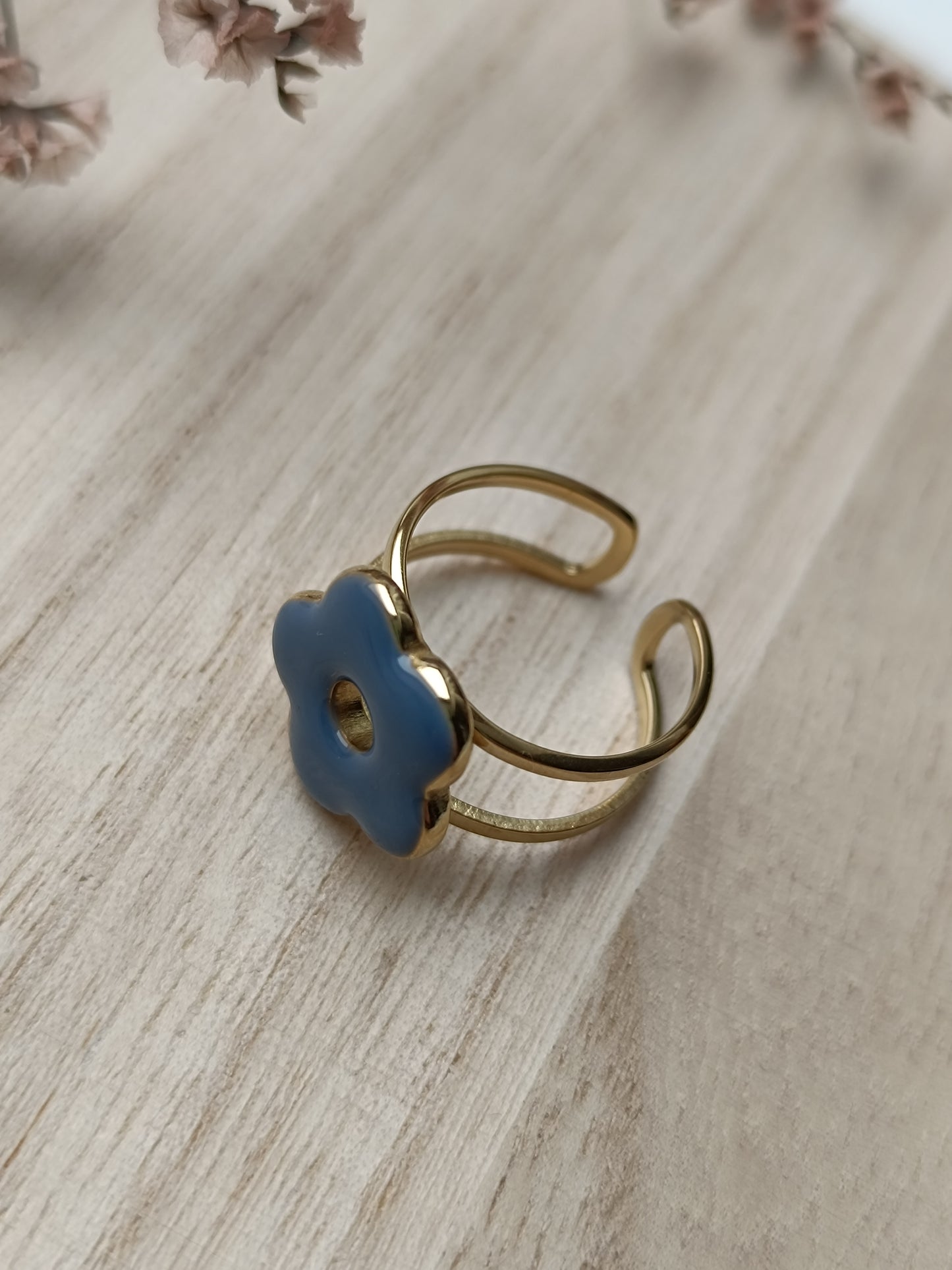 Bague Hermione bleu jeans