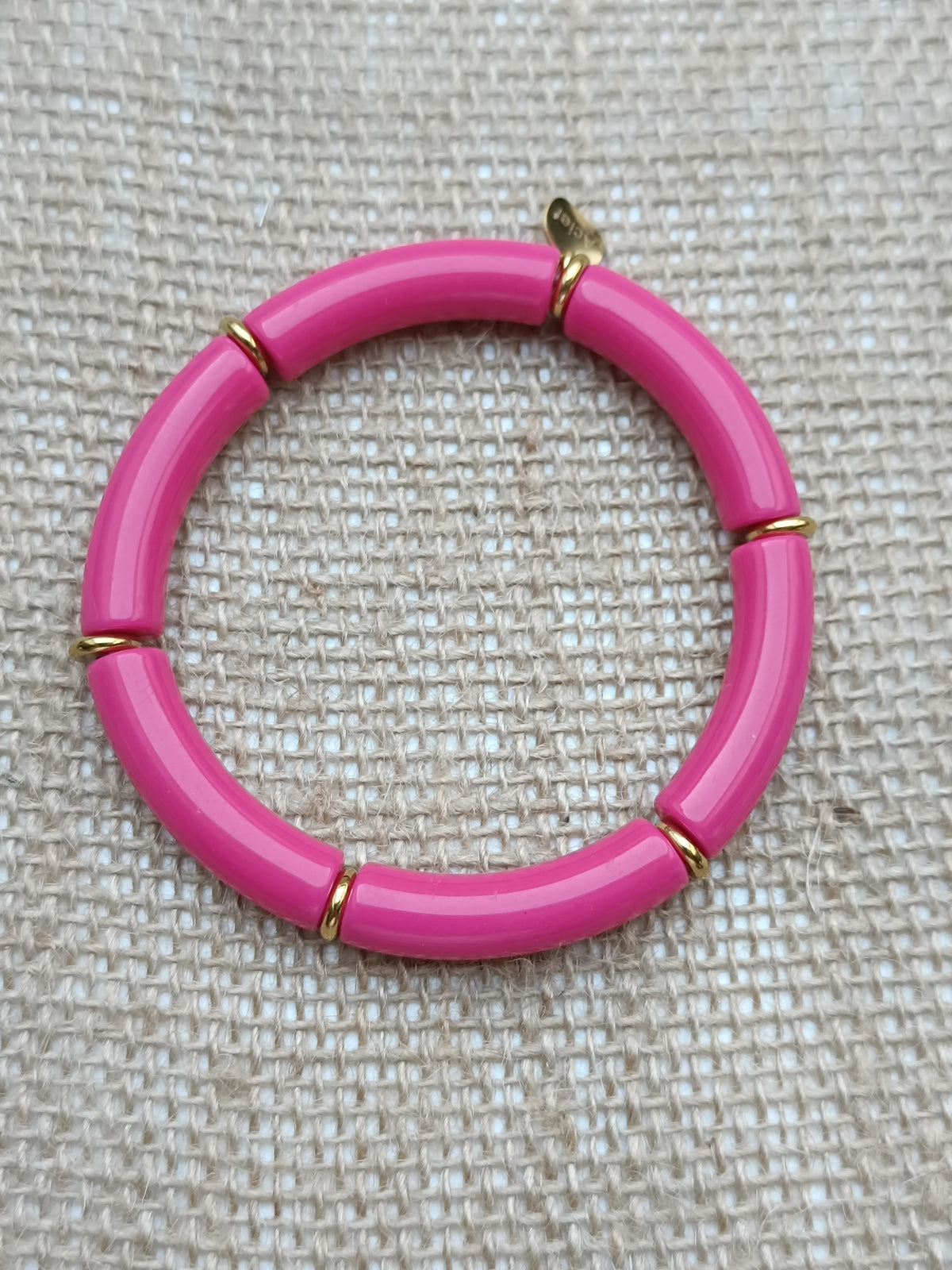 Bracelet élastique fuchsia