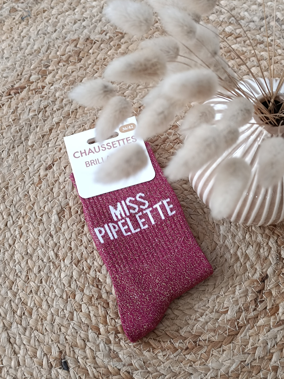 Chaussettes à paillettes - Miss pipelette