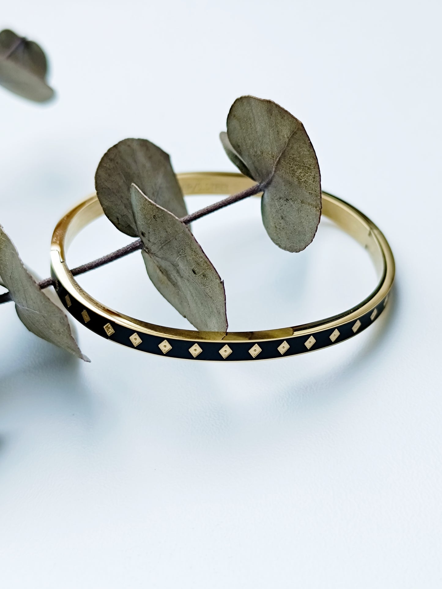 Bracelet Jonc noir
