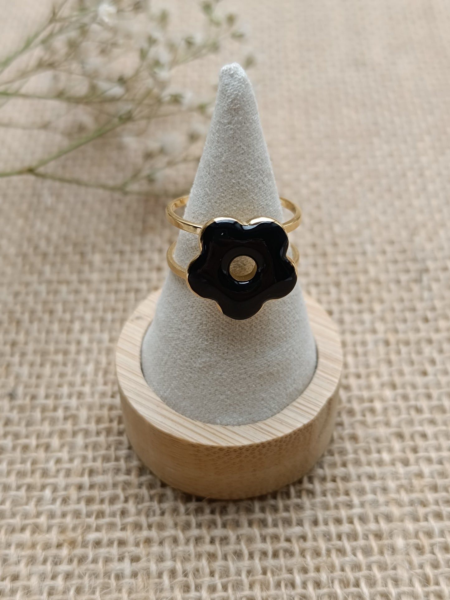 Bague Hermione noire