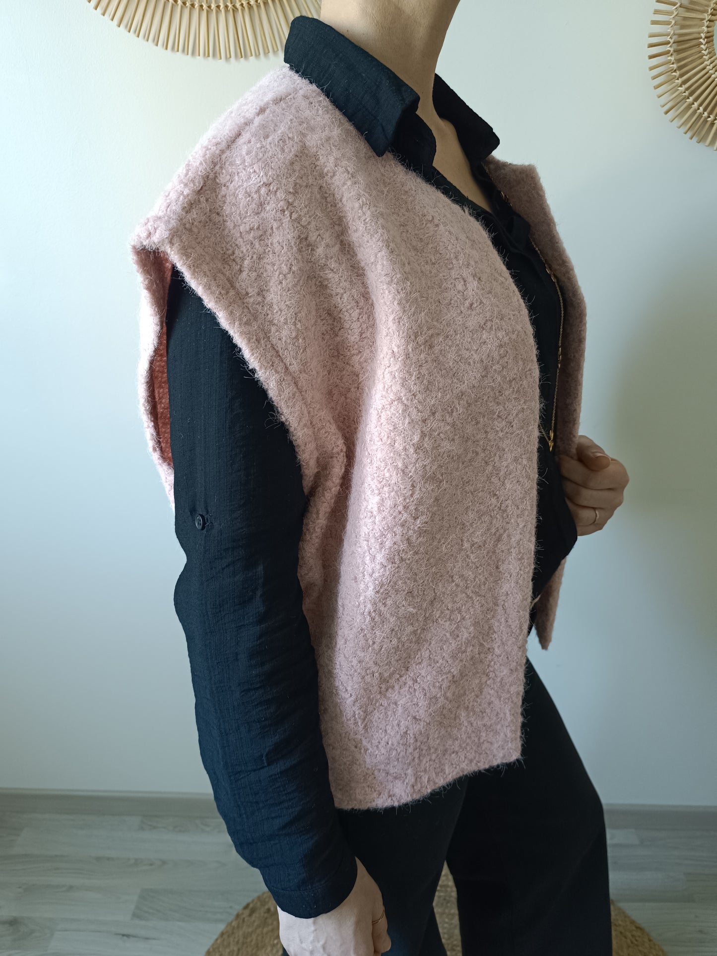 Gilet Dylan rose