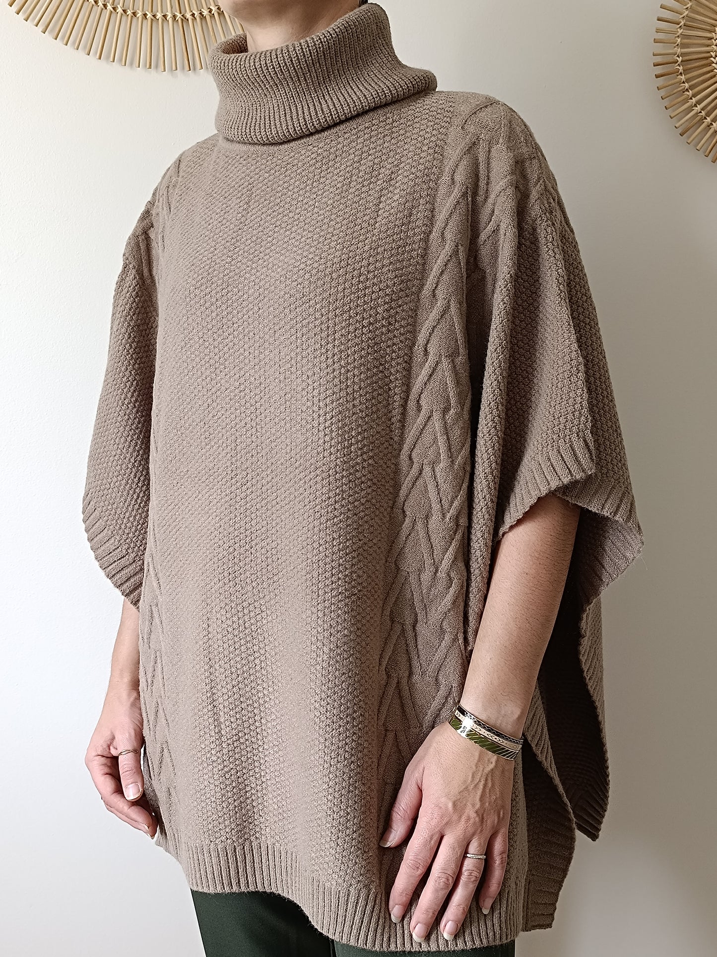 Poncho Lysandre brun