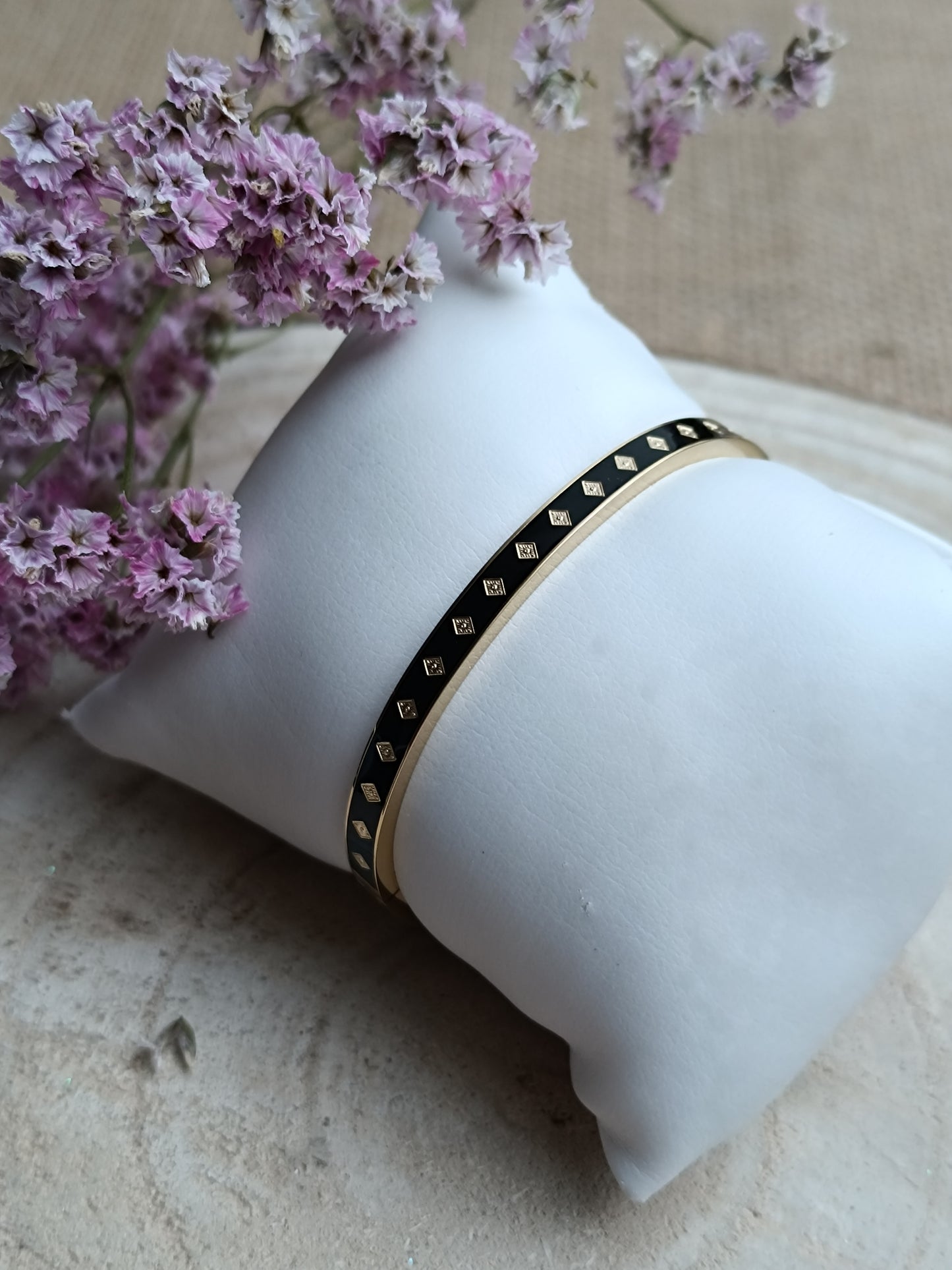 Bracelet Jonc noir