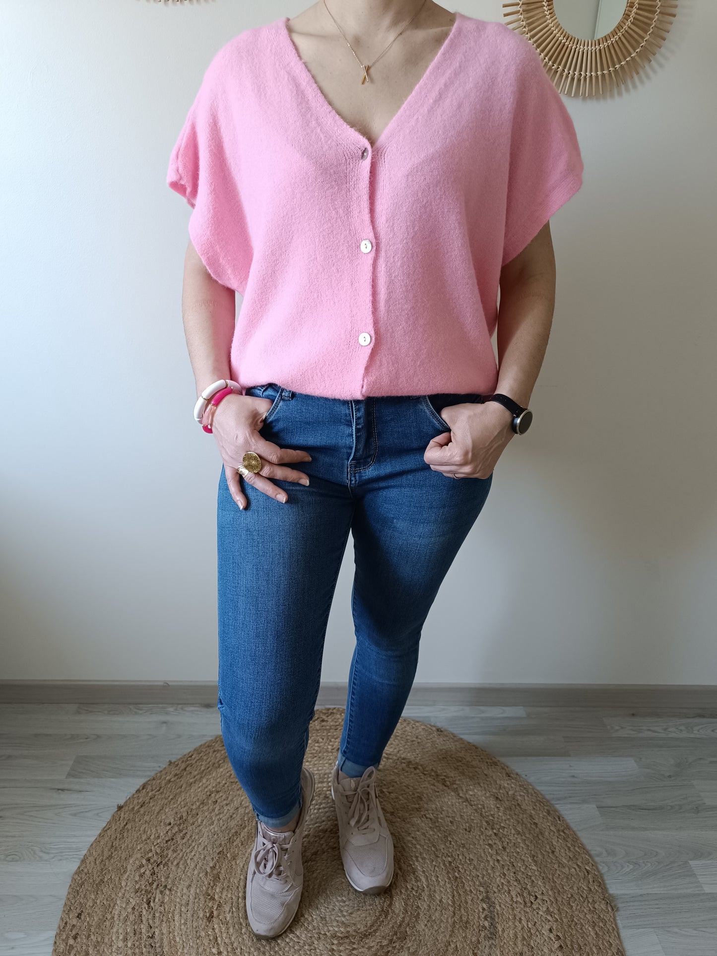 Gilet Kerel Rose