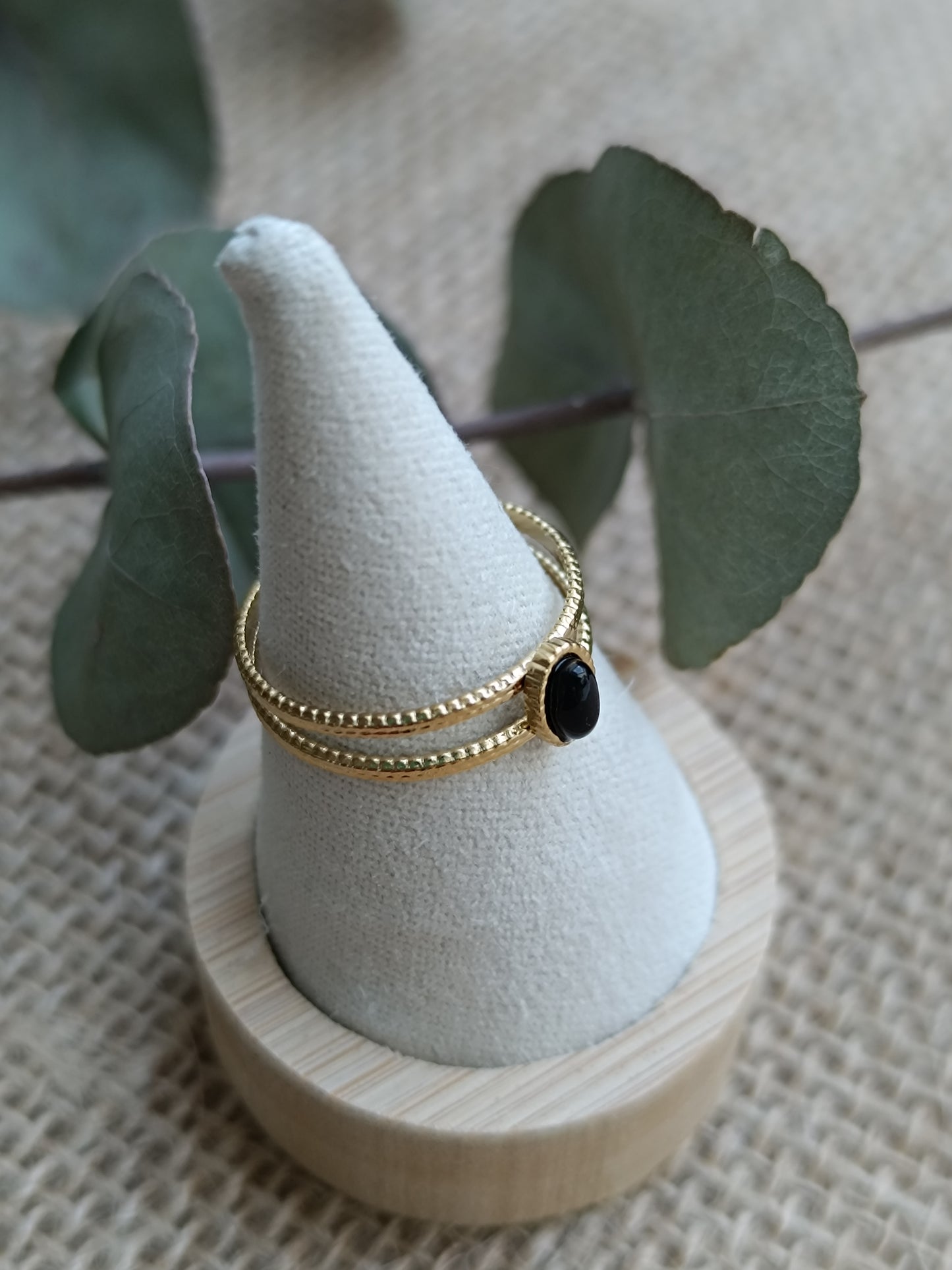 Bague Lilou noire