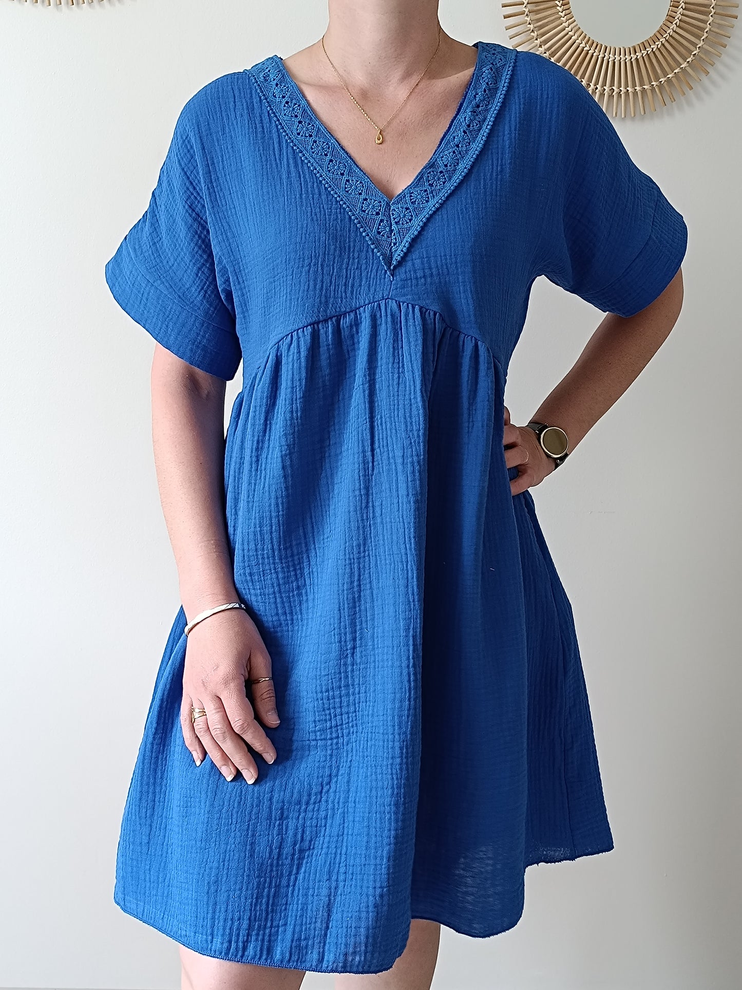 Robe Margaux bleu roi