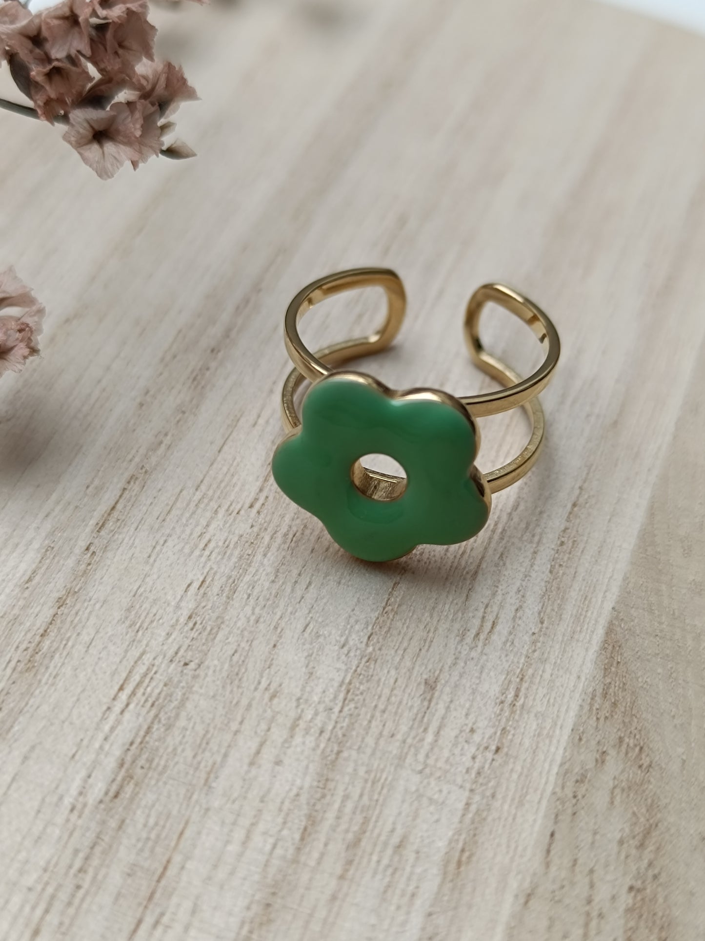 Bague Hermione verte