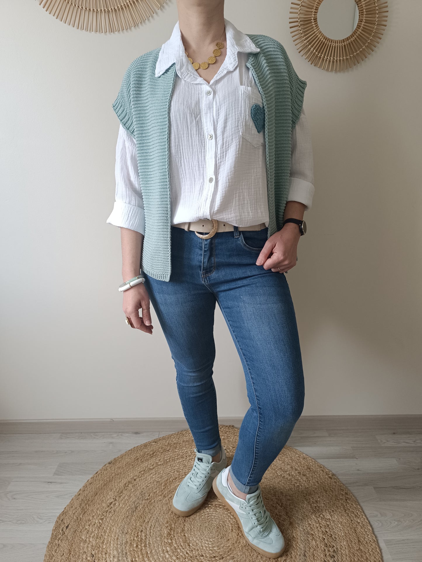 Gilet Martin Céladon