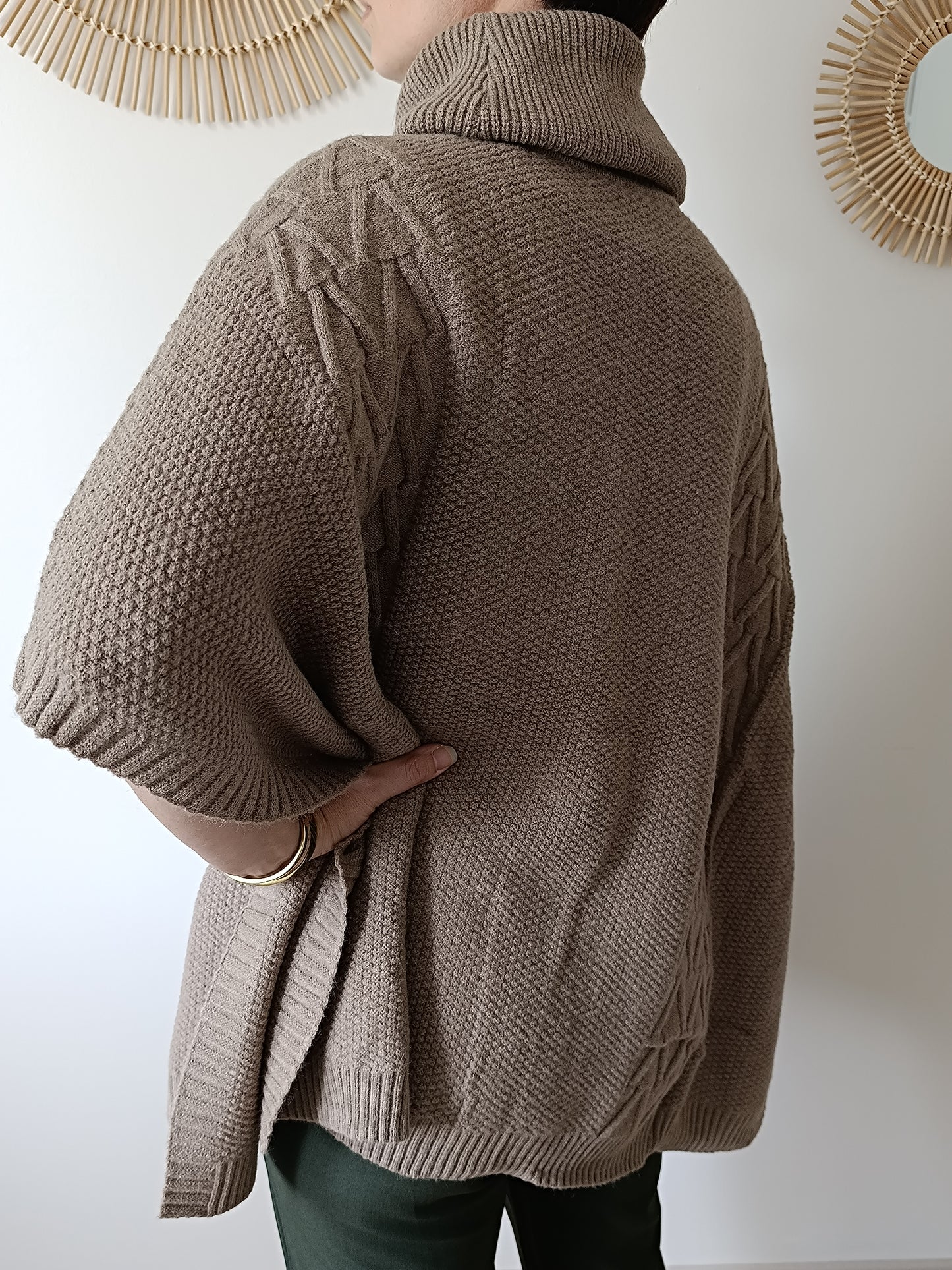 Poncho Lysandre brun