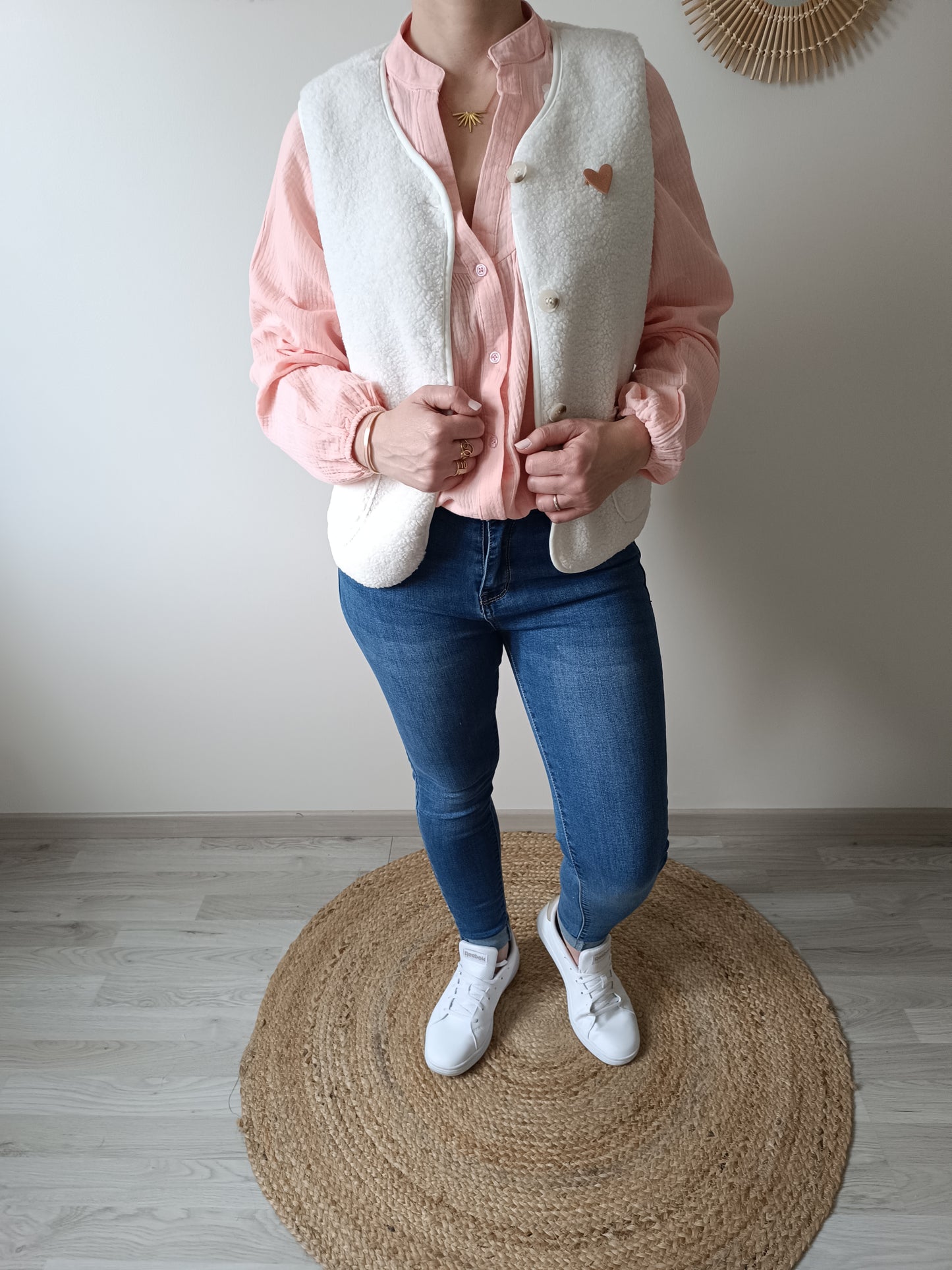 Chemisier Céléna Abricot