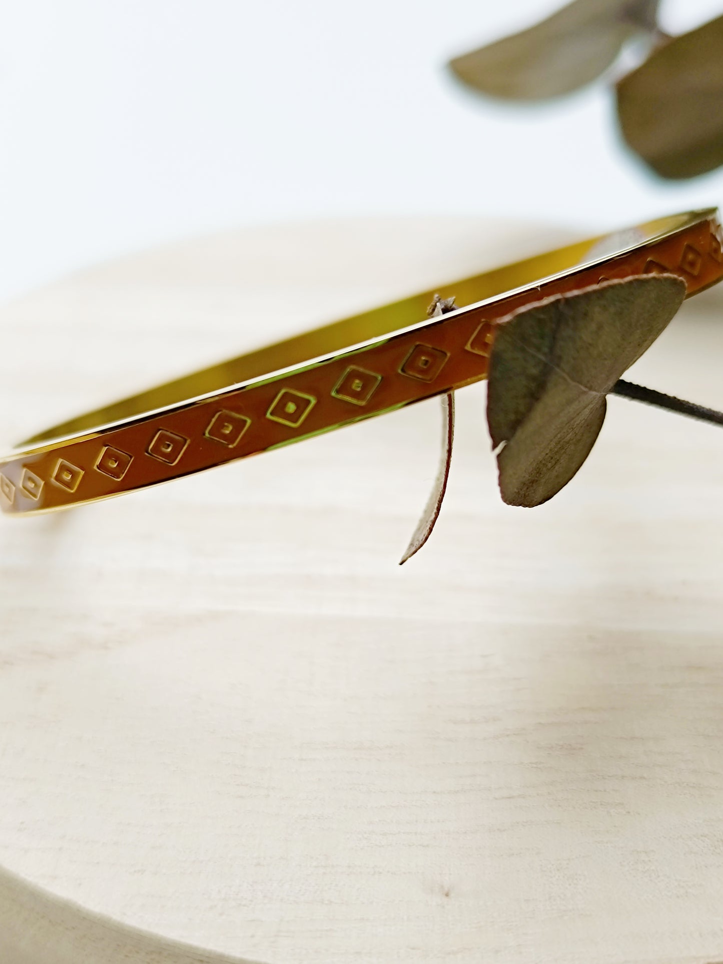 Bracelet Jonc camel