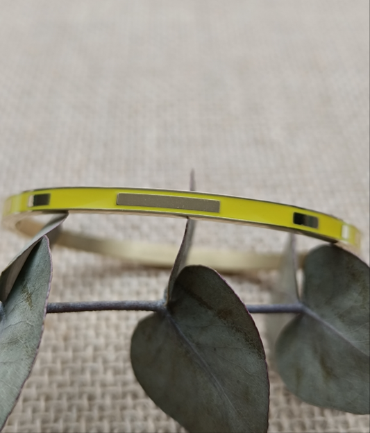 Bracelet Jonc jaune