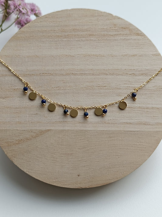 Collier Eloïse bleu