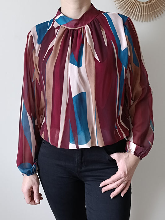 Blouse Ambre Bordeaux