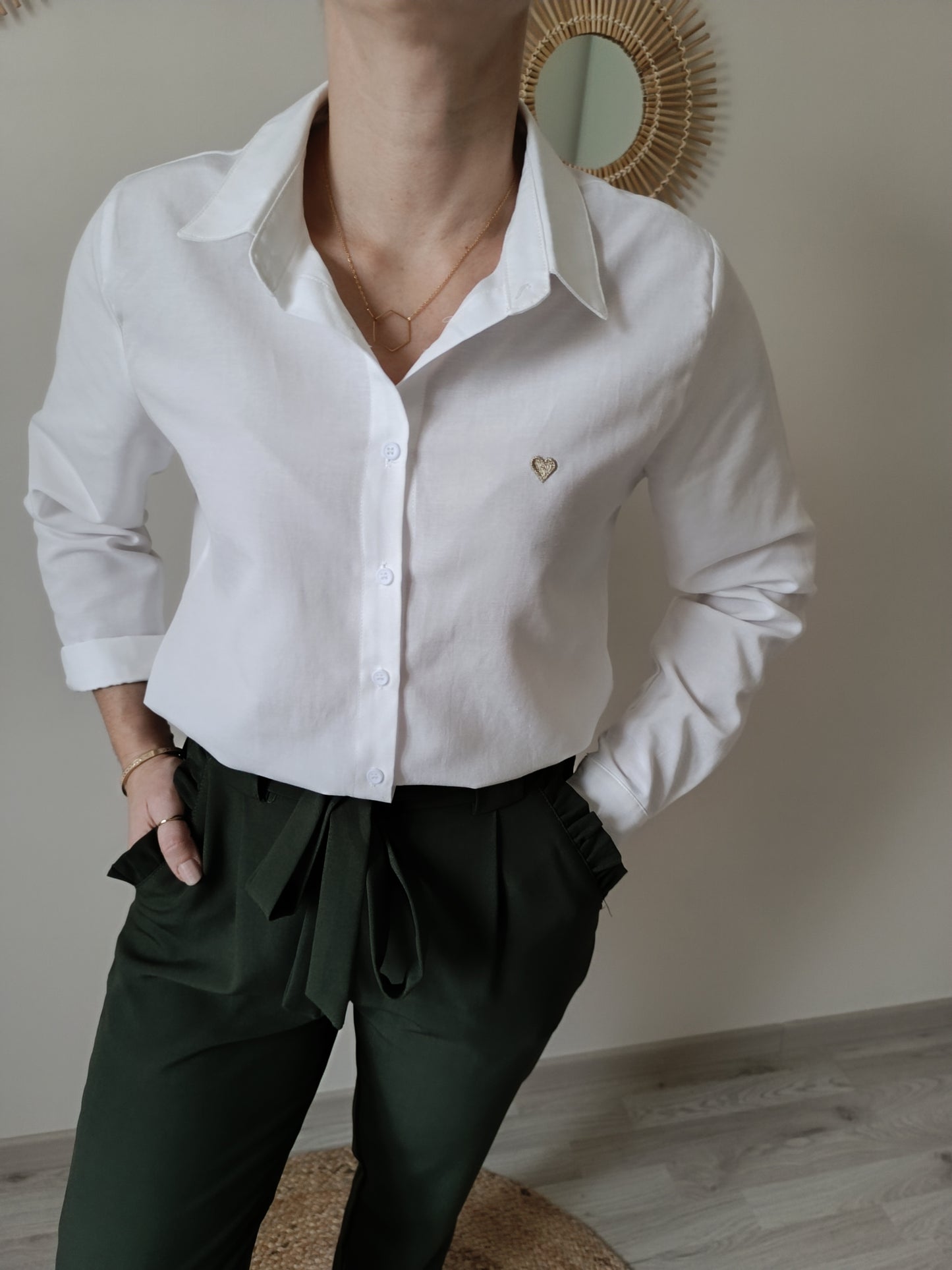 Chemisier Mila blanc